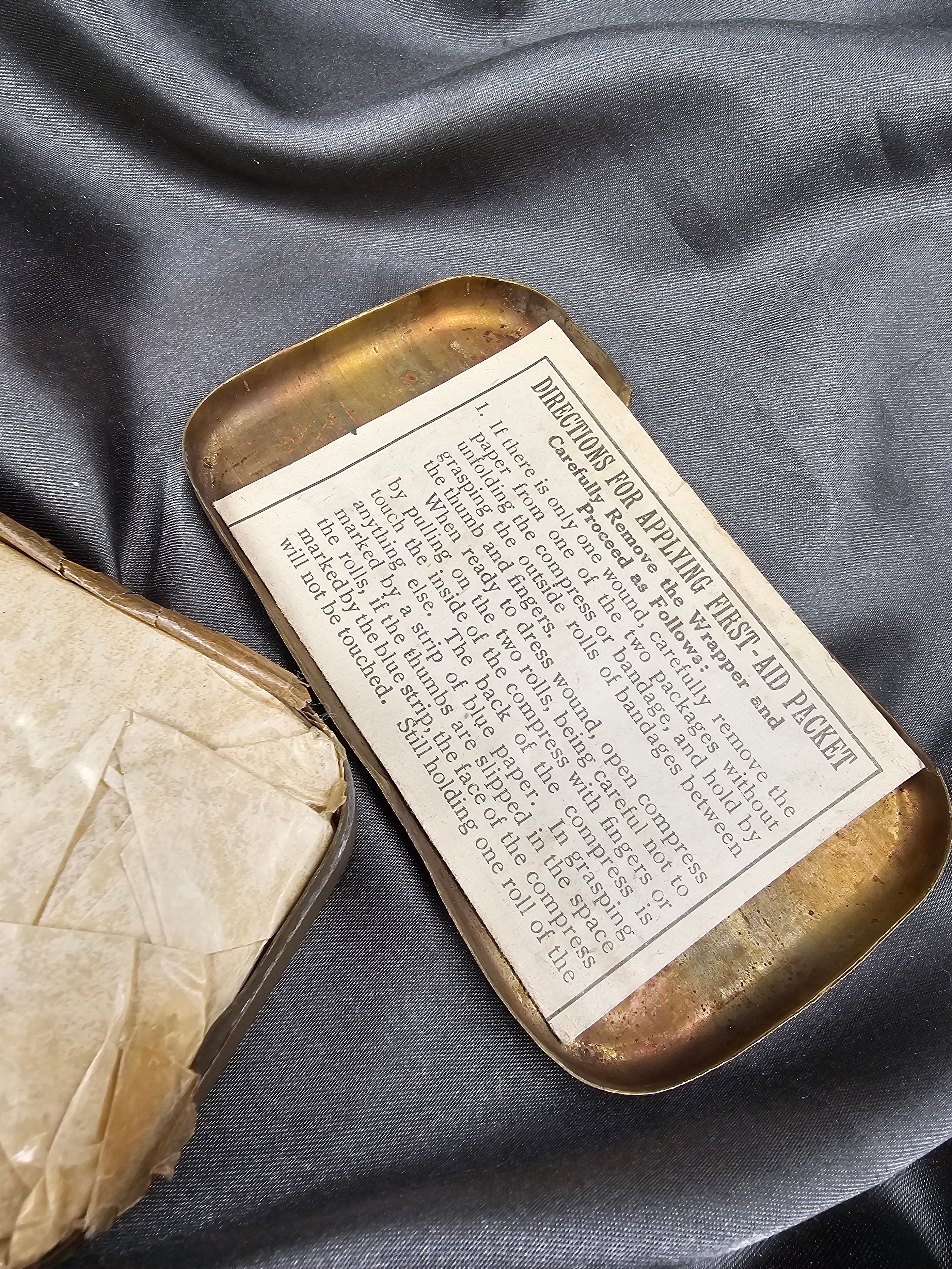 WWI OPENED CARLISLE BANDAGE — image 2