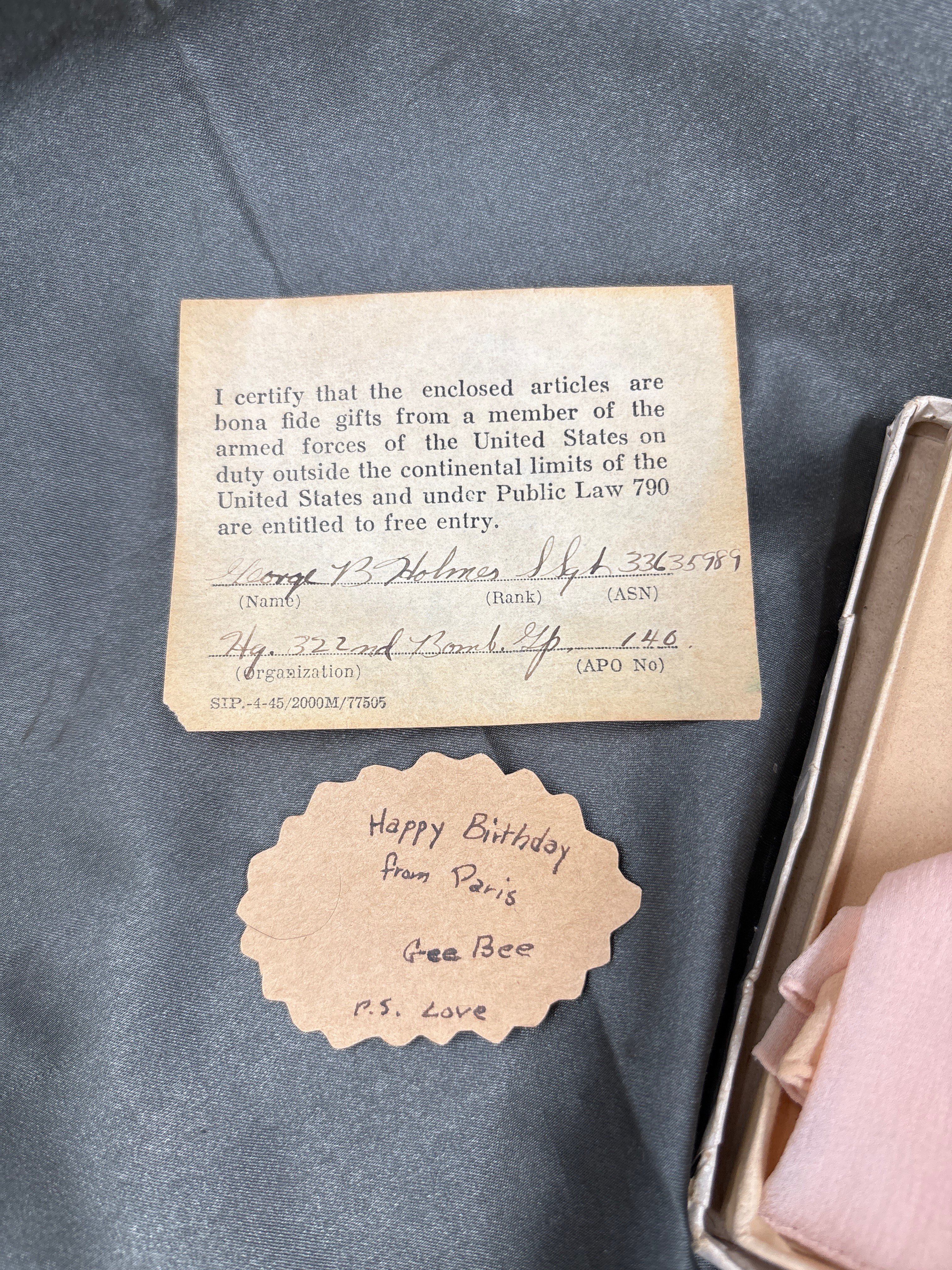 WWII ERA FRENCH SILK SOUVENIR HANDKERCHIEF COLLECTION — image 2