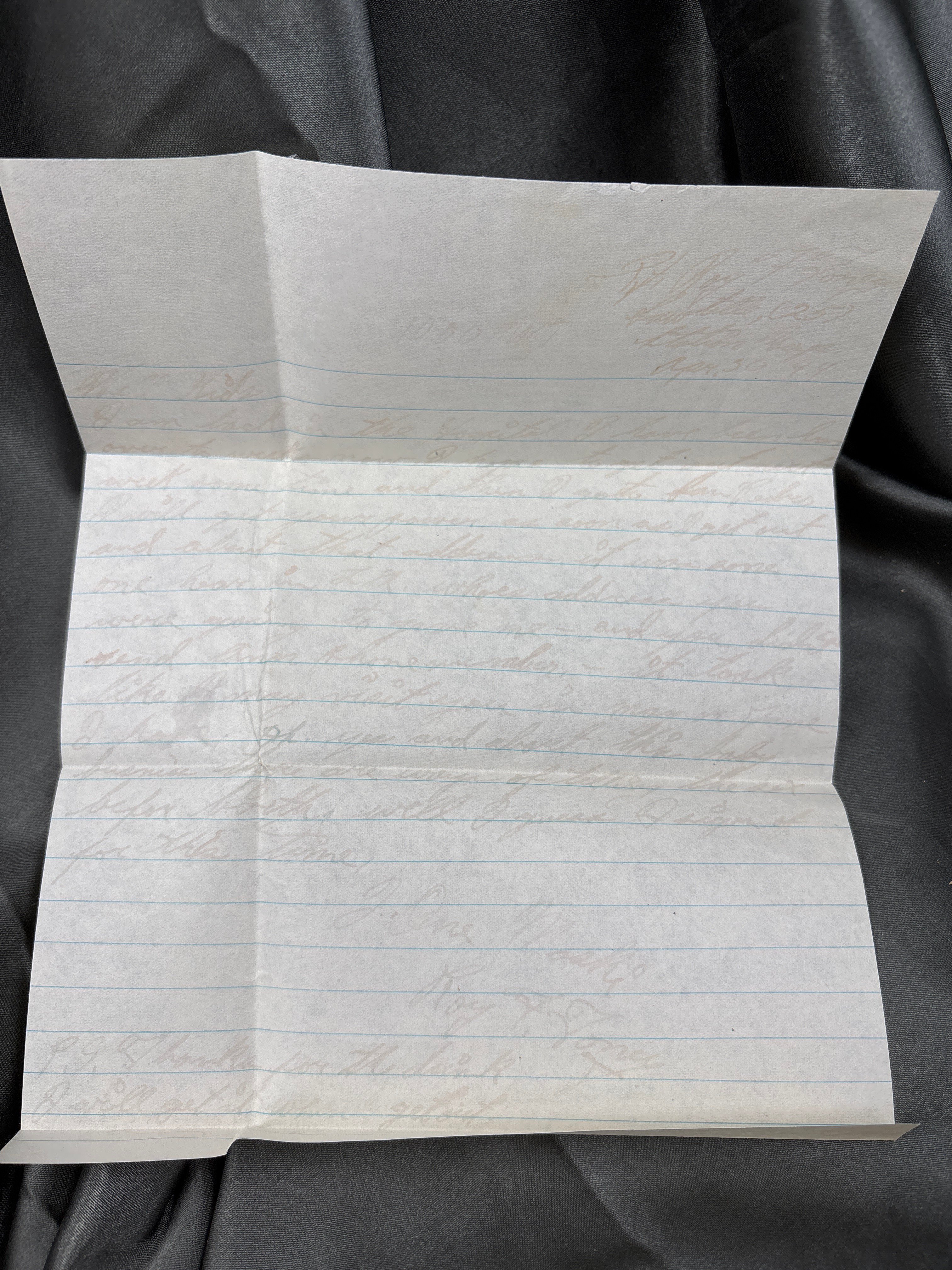 WWII US LETTER WITH PROPAGANDA ART — image 3