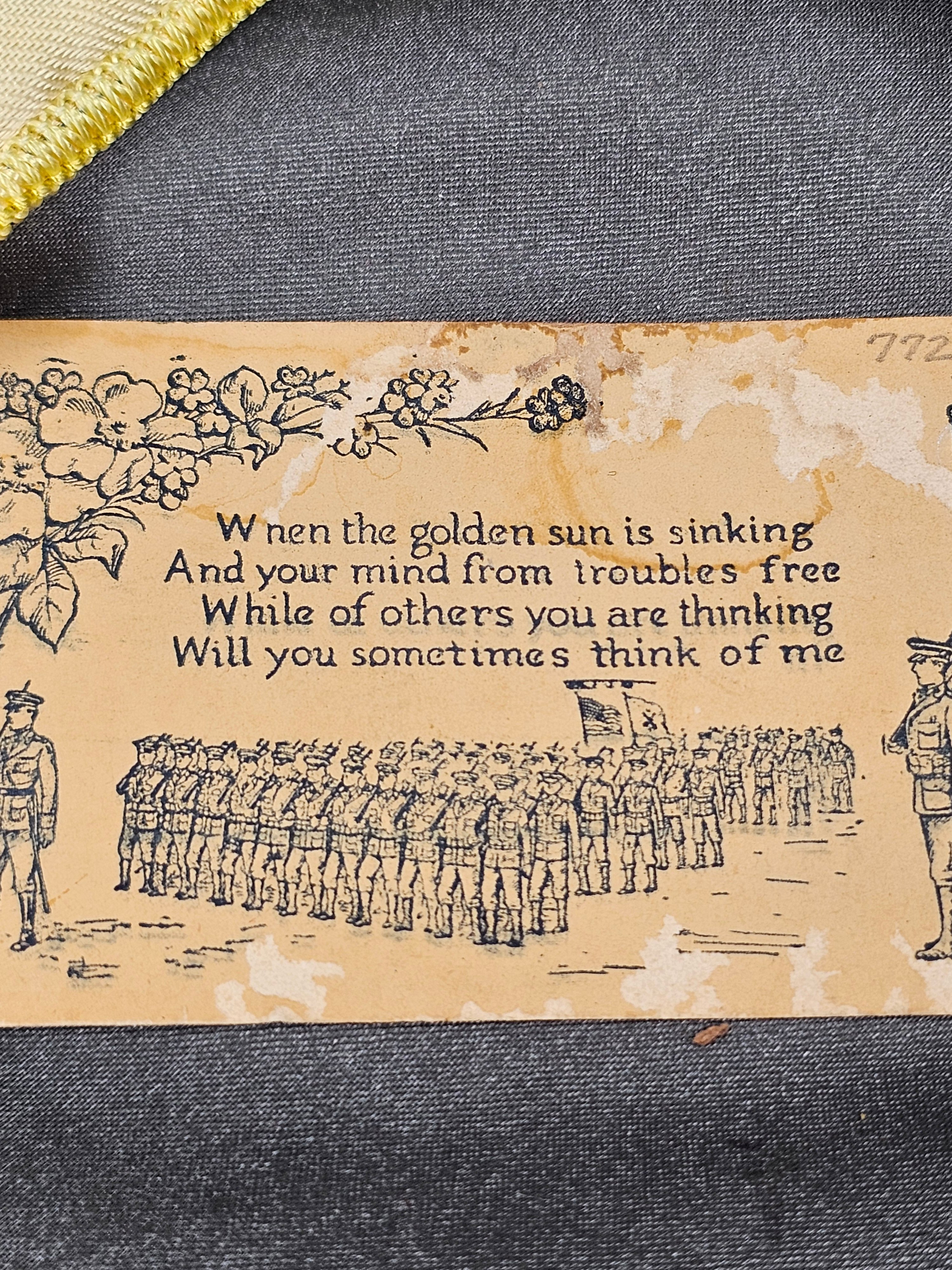 WWI CAMP MCCOY SWEETHEART PIN CUSHION — image 2