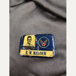 WWII US ARMY AIR FORCES EMPLOYEE BADGE