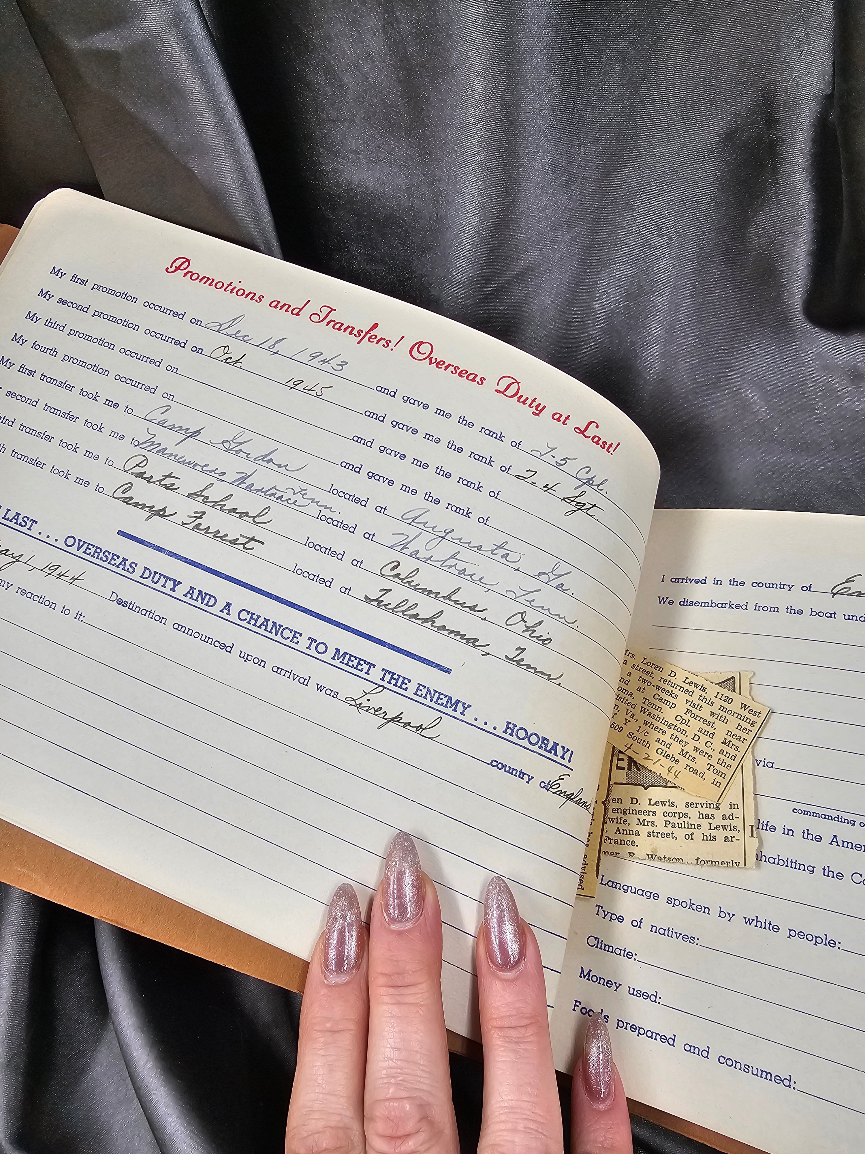 WWII SOLDIERS SERVICE ALBUM — image 5