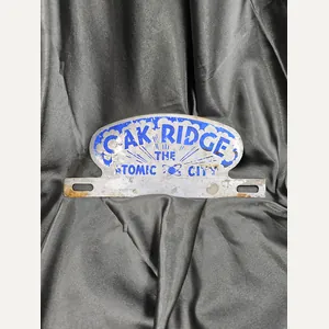 OAK RIDGE ATOMIC CITY LICENSE PLATE