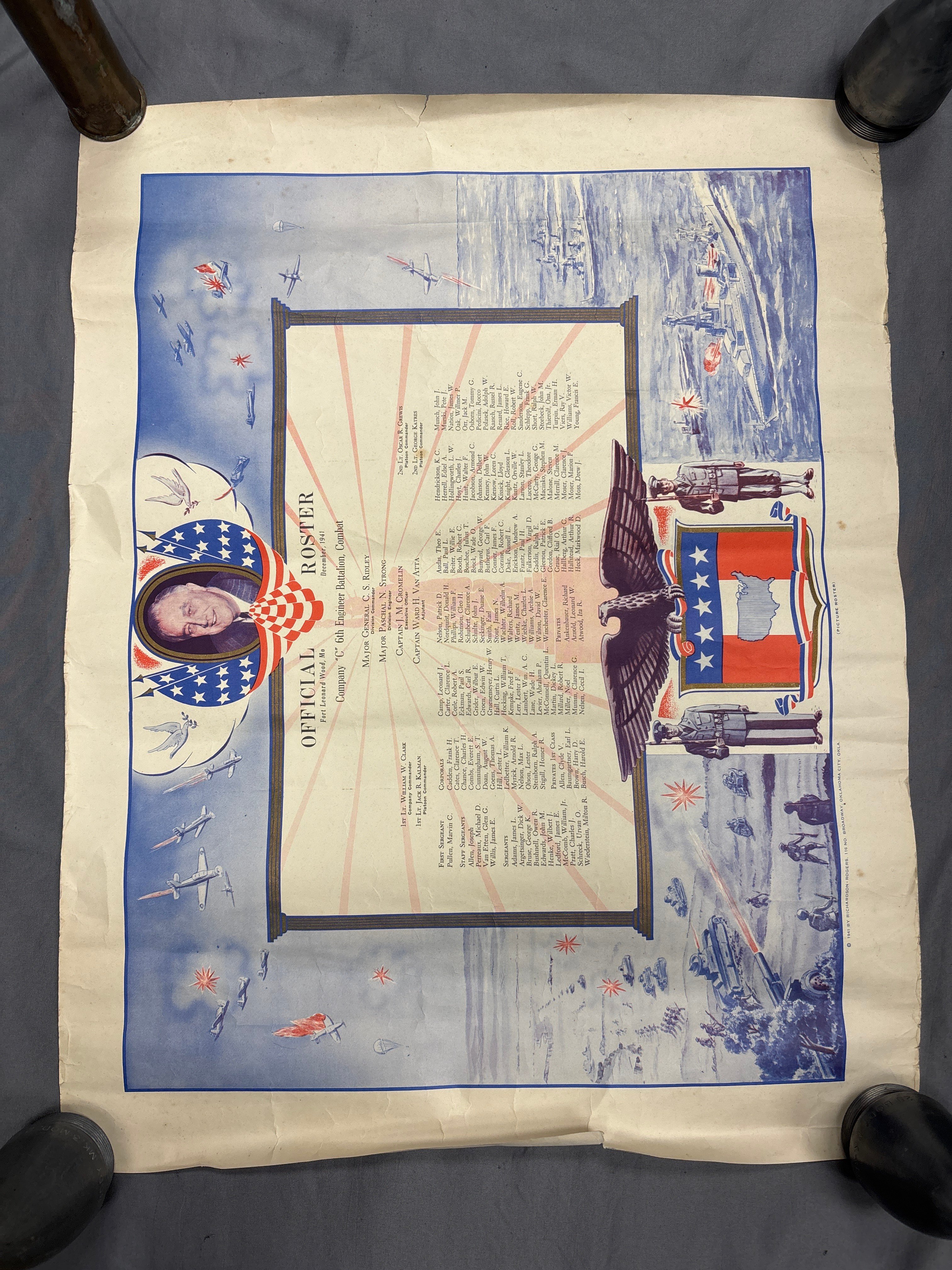 1941 FORT LEONARD WOOD OFFICIAL ROSTER — image 2