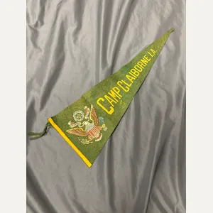 WWII CAMP CLAIRBORNE PENNANT
