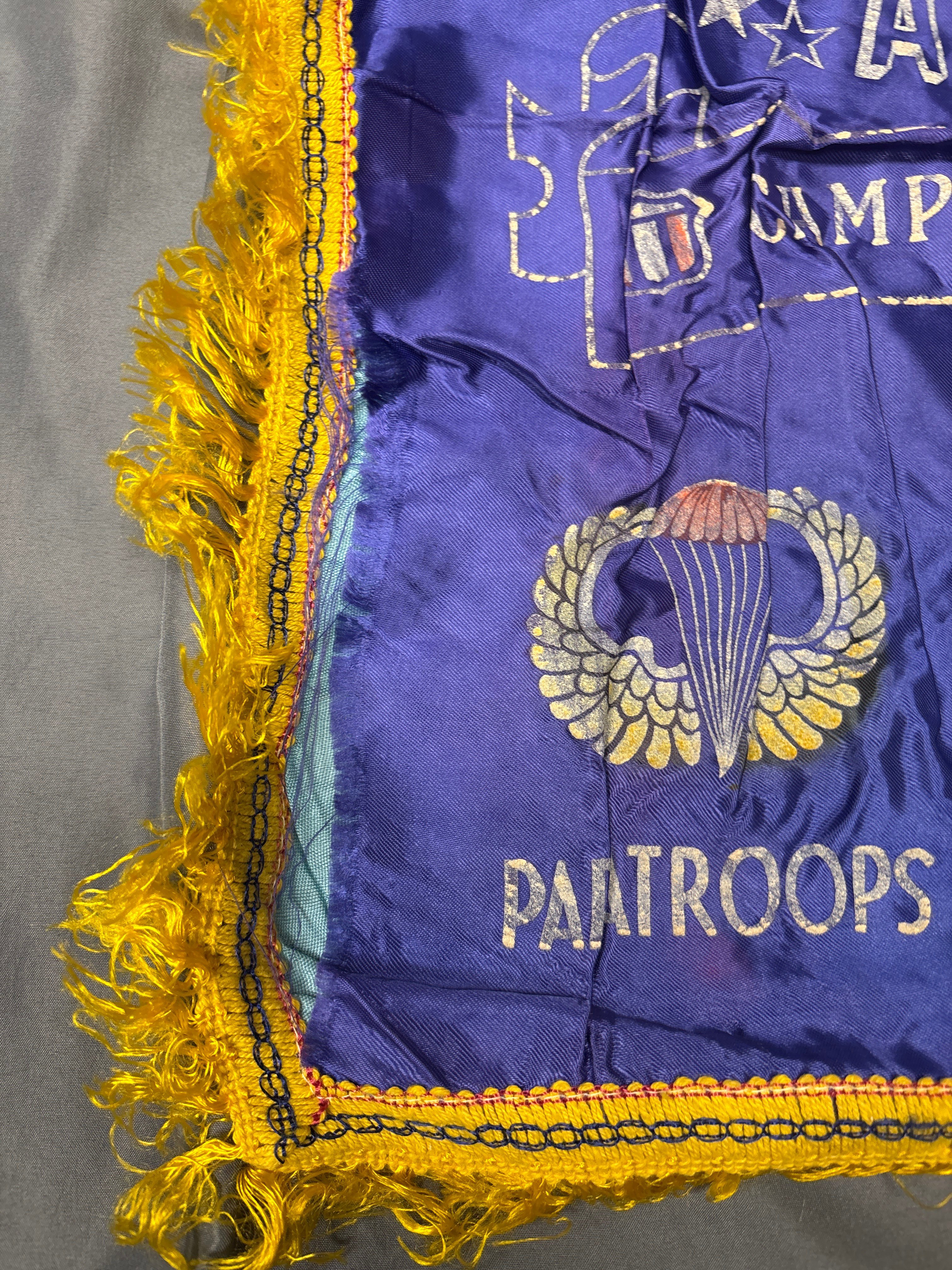 WWII CAMP MACKALL PARATROOPS SWEETHEART PILLOW — image 2