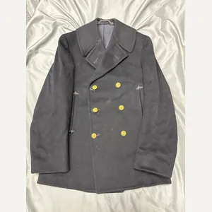 WWII US 1941 NAVY OFFICER PEACOAT