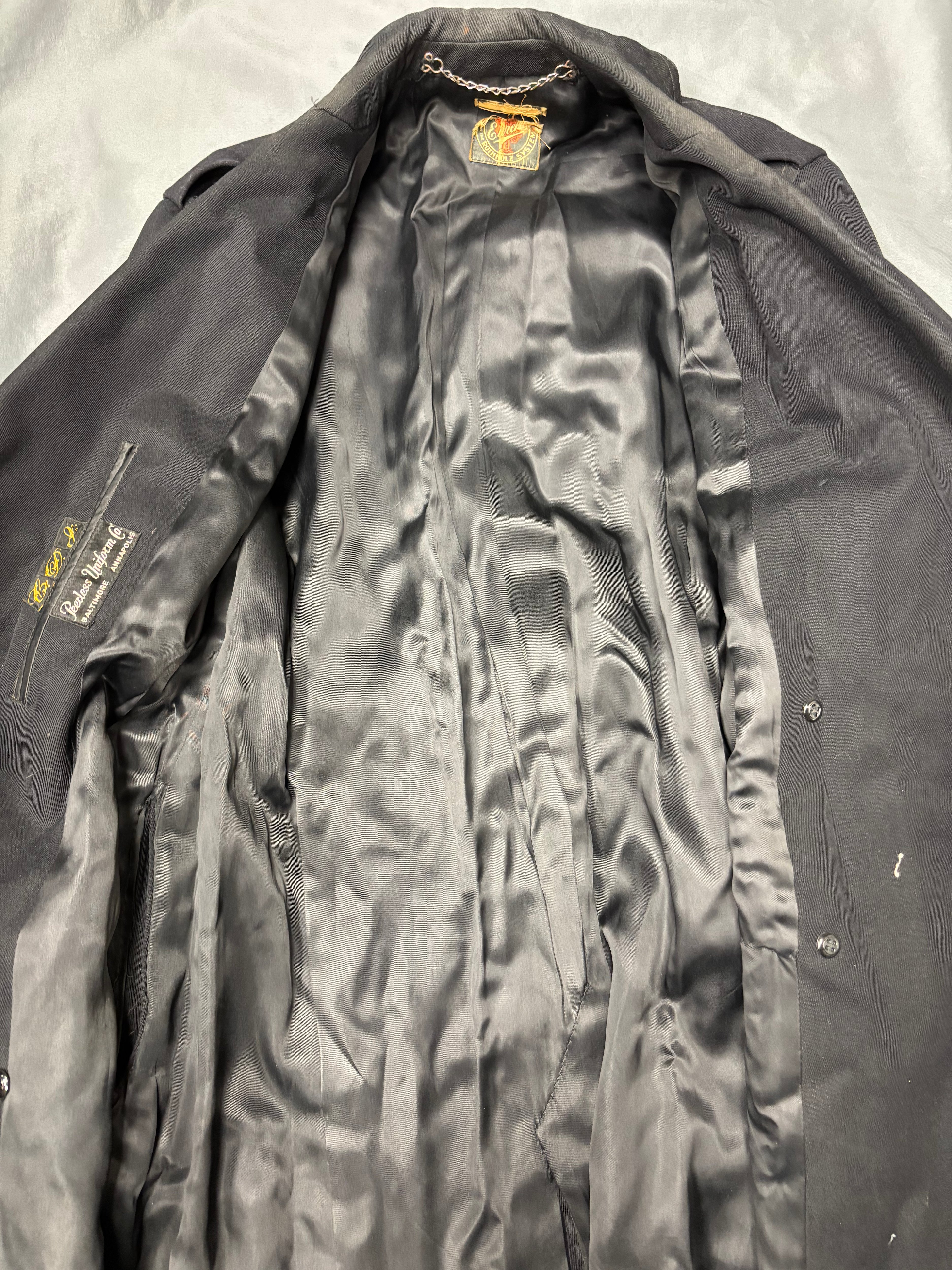 WWII US NAVY OFFICER RAINCOAT — image 4