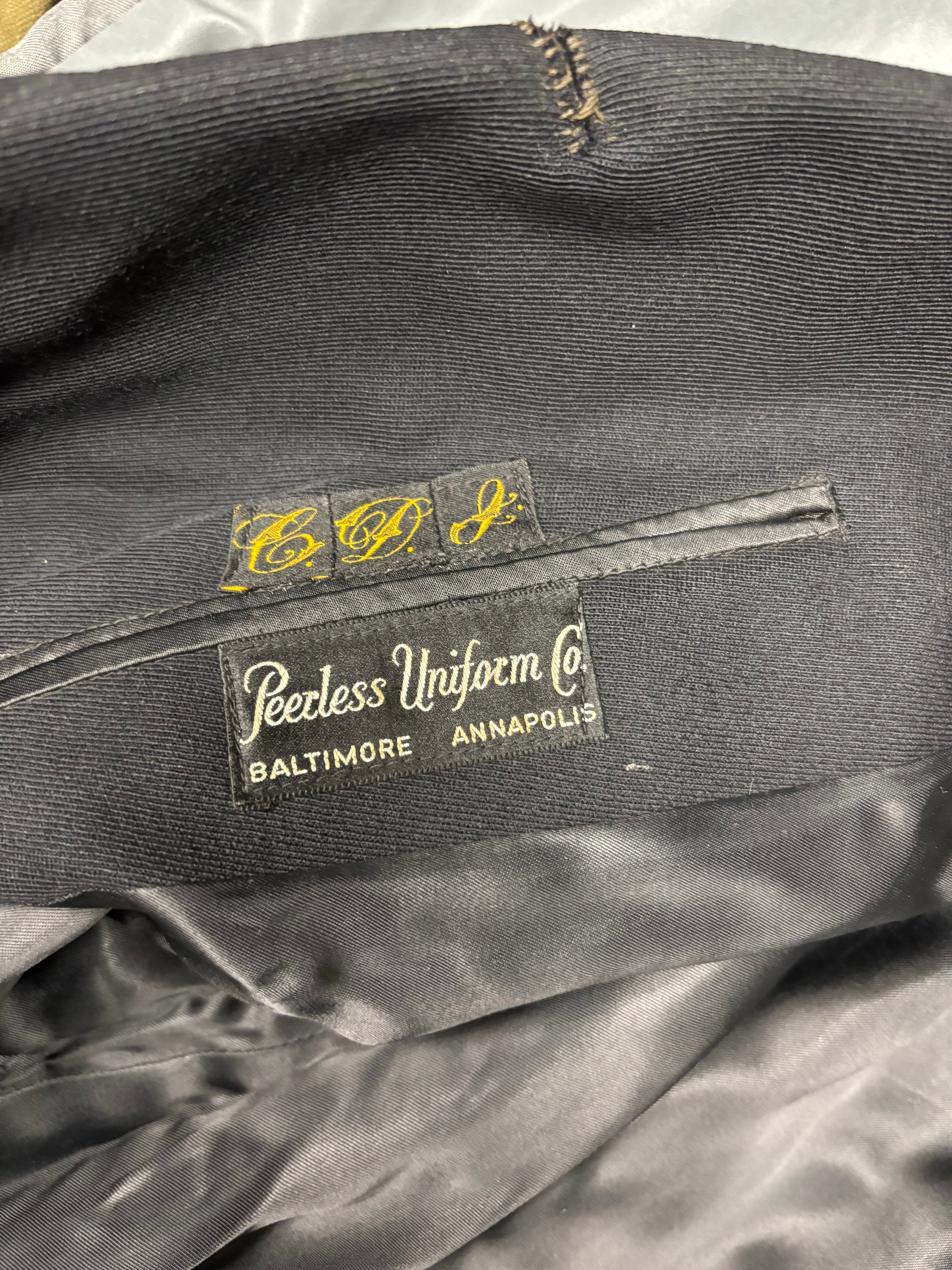 WWII US NAVY OFFICER RAINCOAT — image 5