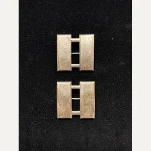 WWII US OFFICER STERLING CAPTAIN BARS