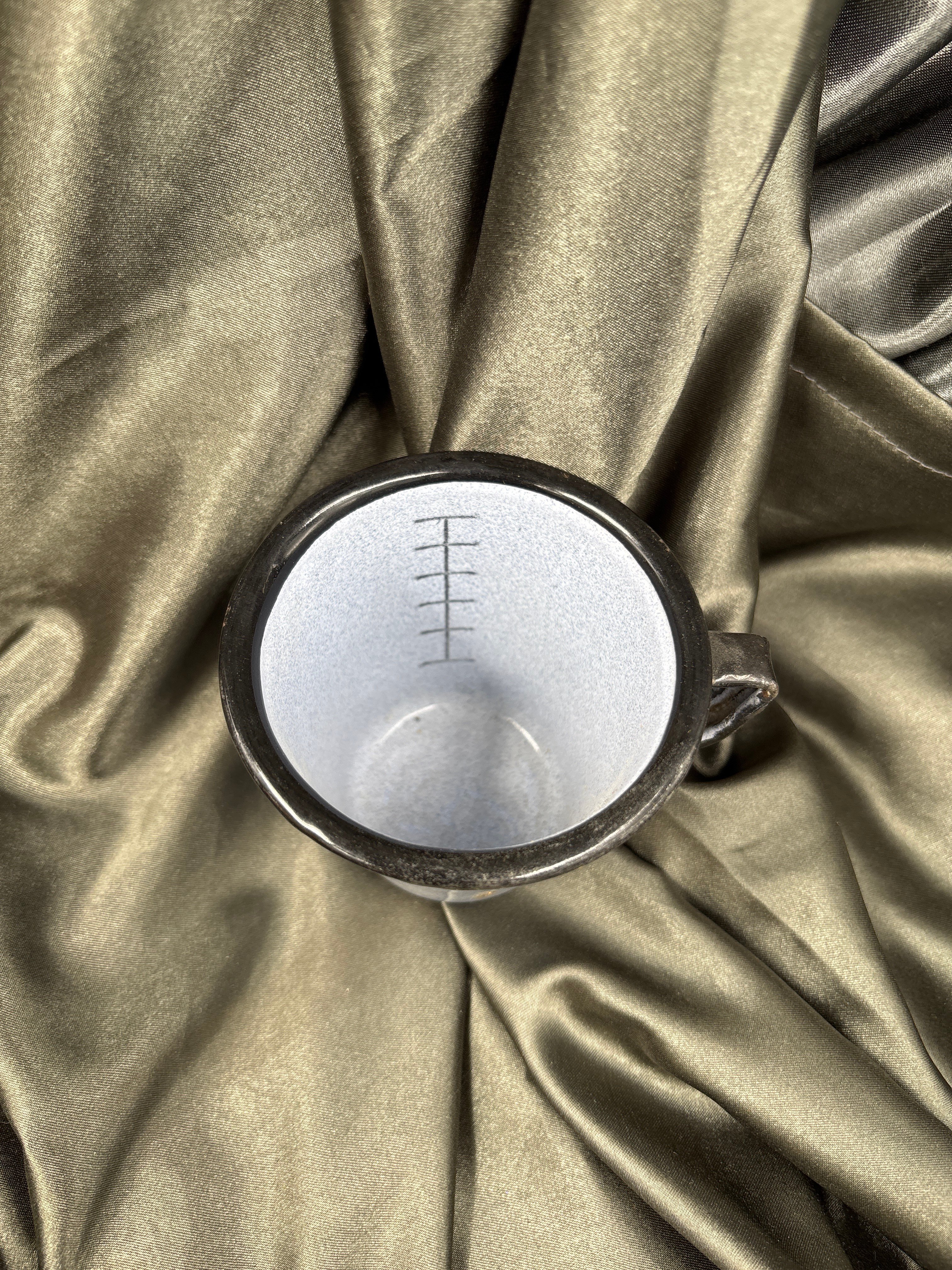 WWII US NAVY ENAMEL CUP — image 2