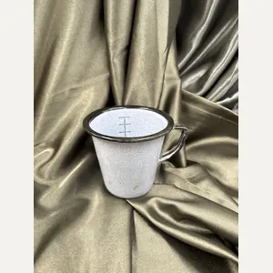 WWII US NAVY ENAMEL CUP