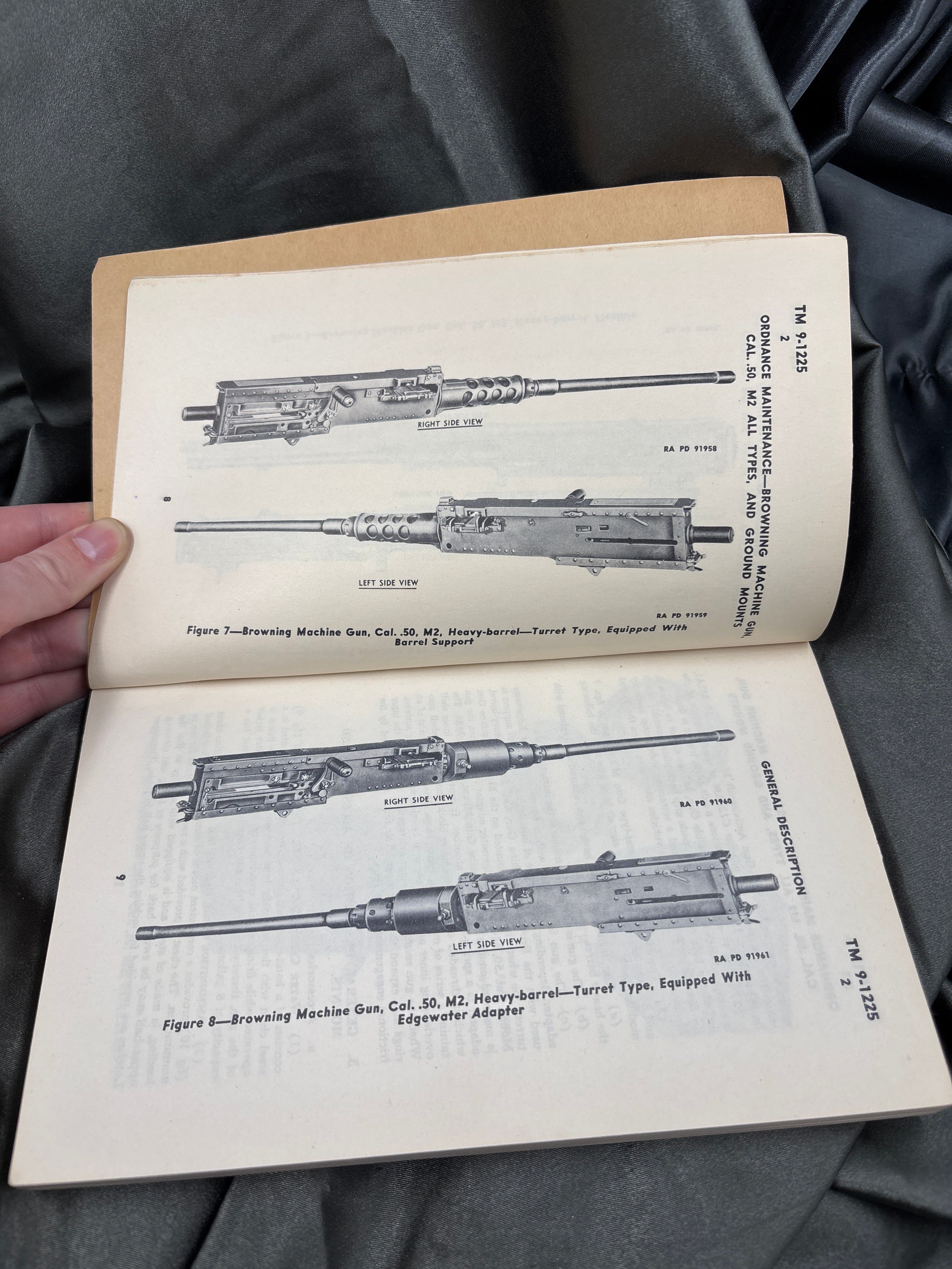 WWII BROWNING MACHINE GUN TECHNICAL MANUAL — image 3