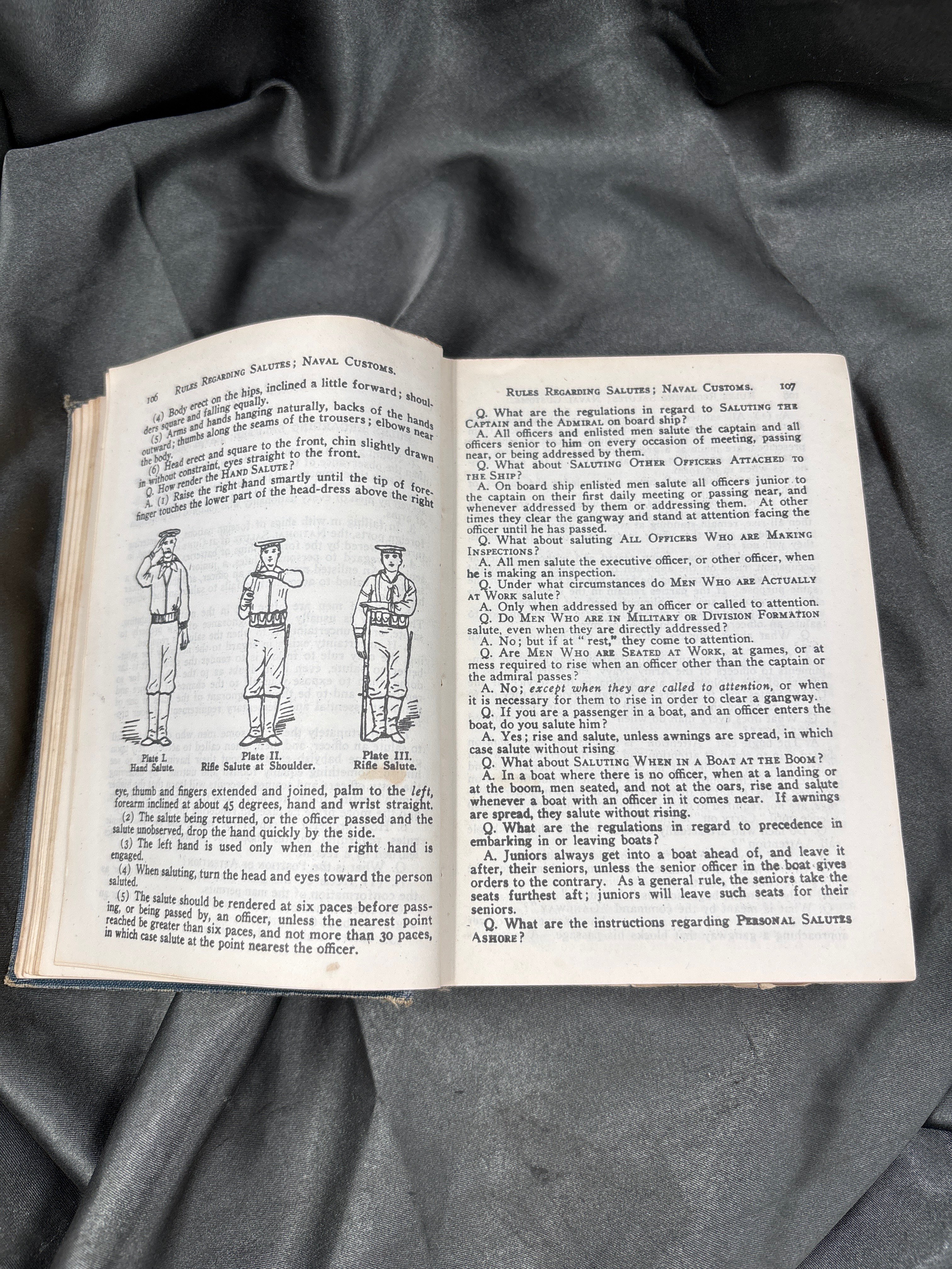 WWI 1918 US NAVY BLUE JACKET MANUAL — image 5