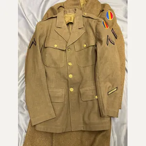 WWII US ARMY TRAINING CLASS A JACKET & OVERCOAT SIZE …