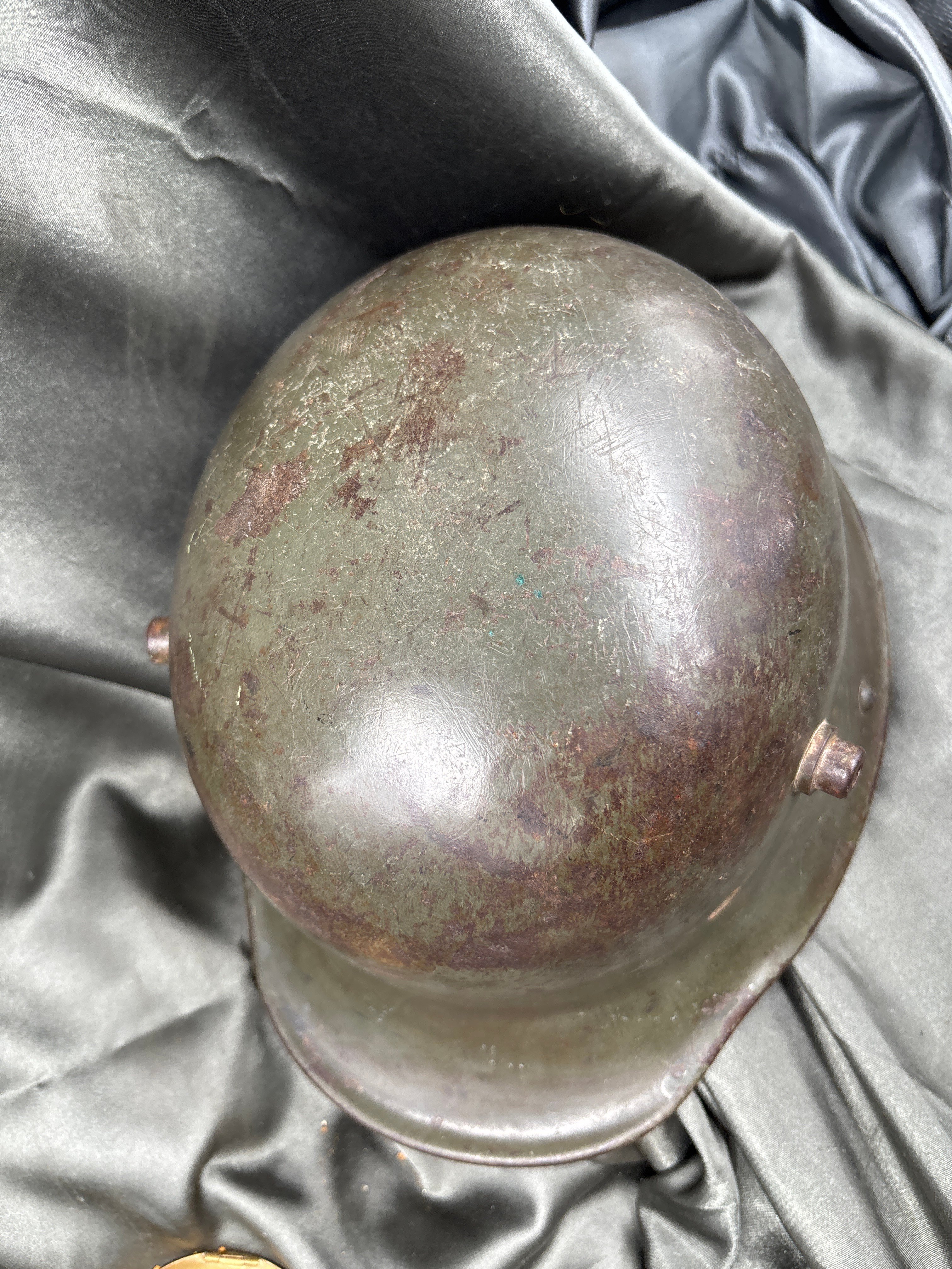 WWI GERMAN STAHLHELM SHELL ONLY — image 2