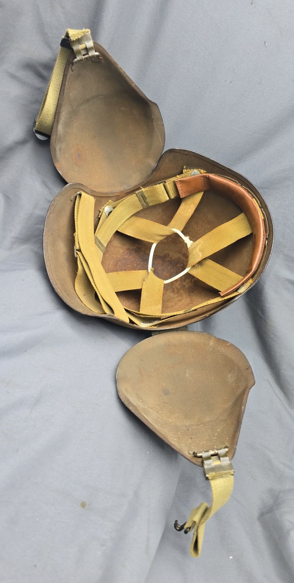 WWII USAAF Air Crew Flak Helmet — image 3