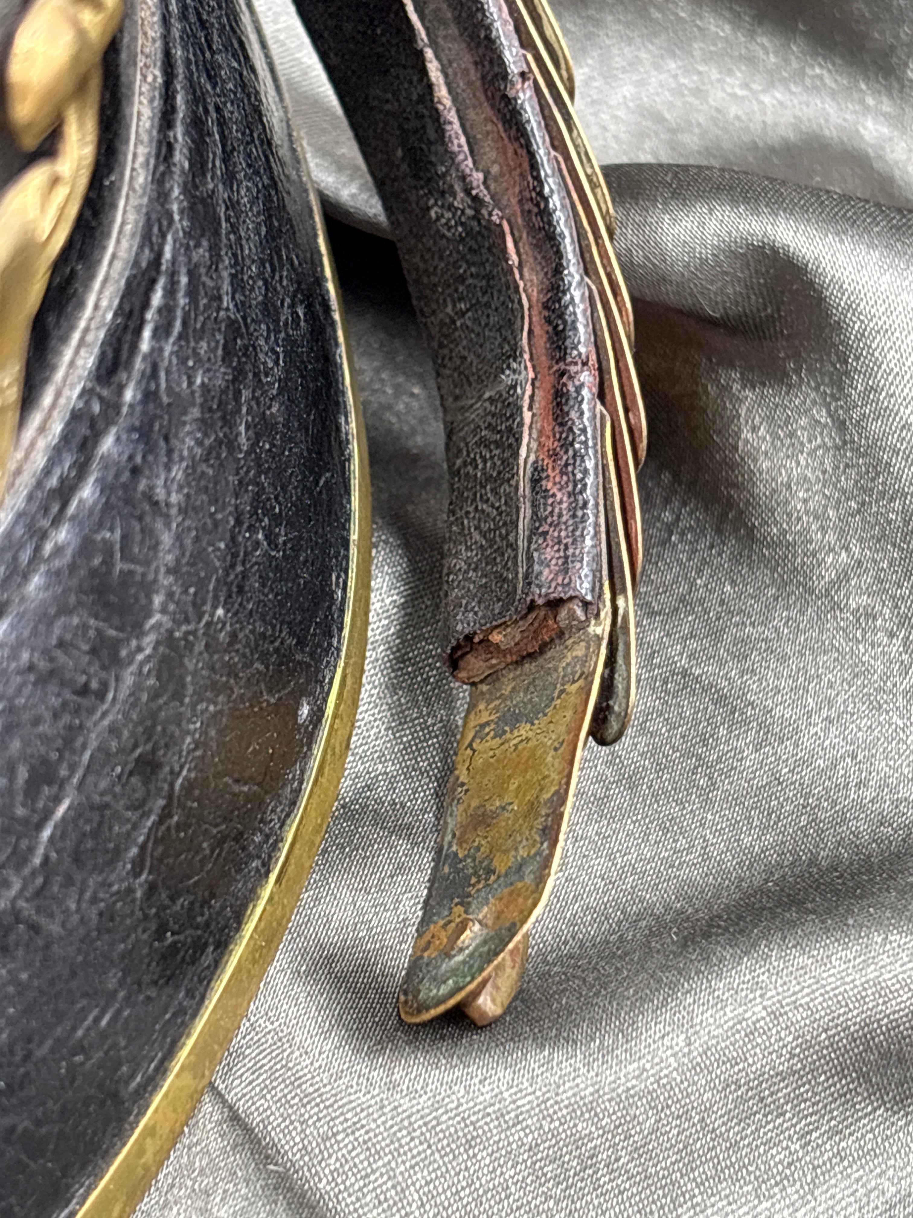 WWI ERA SAXON GERDARMERIE NON COMMISSIONED OFFICER PICKELHAUBE 975 — image 7