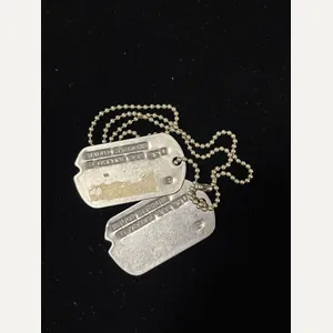 WWII US ARMY NURSE DOG TAGS