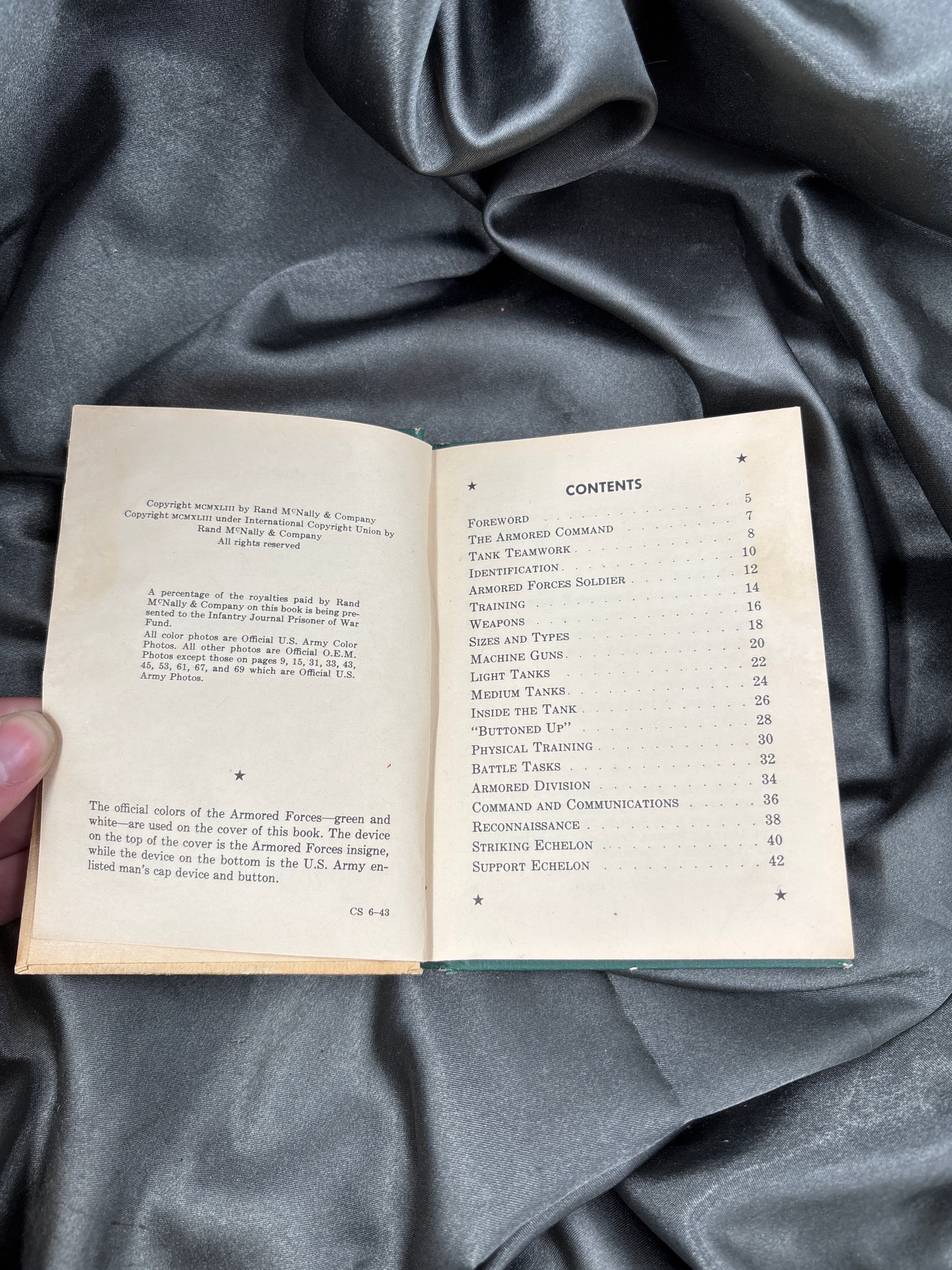 WWII US ARMORED FORCES BOOKLET — image 2