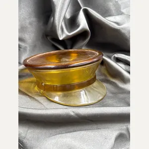 WWII ERA GLASS TRINKET VANITY DISH