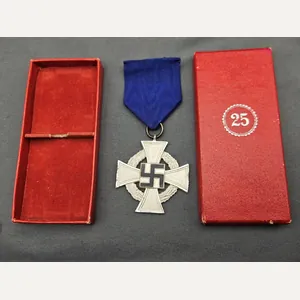 WWII German 25 Year Faithful Service Medal