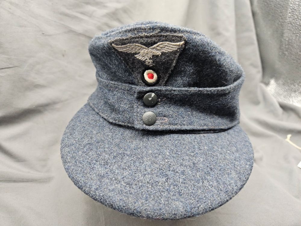 WWII German Luftwaffe Enlisted M43 Cap — image 3