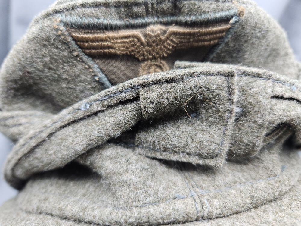 WWII Late German Army M43 Wool Hat — image 10