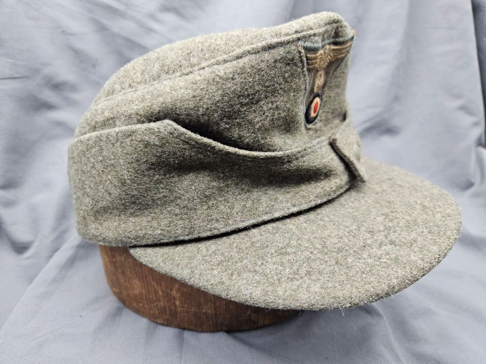WWII Late German Army M43 Wool Hat — image 13