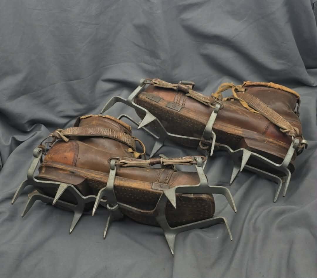 WWII US Army Mountain Boots & Crampons — image 3