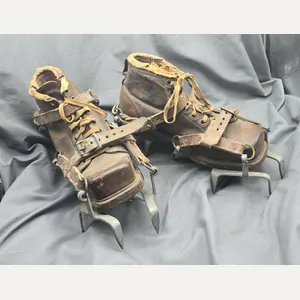 WWII US Army Mountain Boots & Crampons