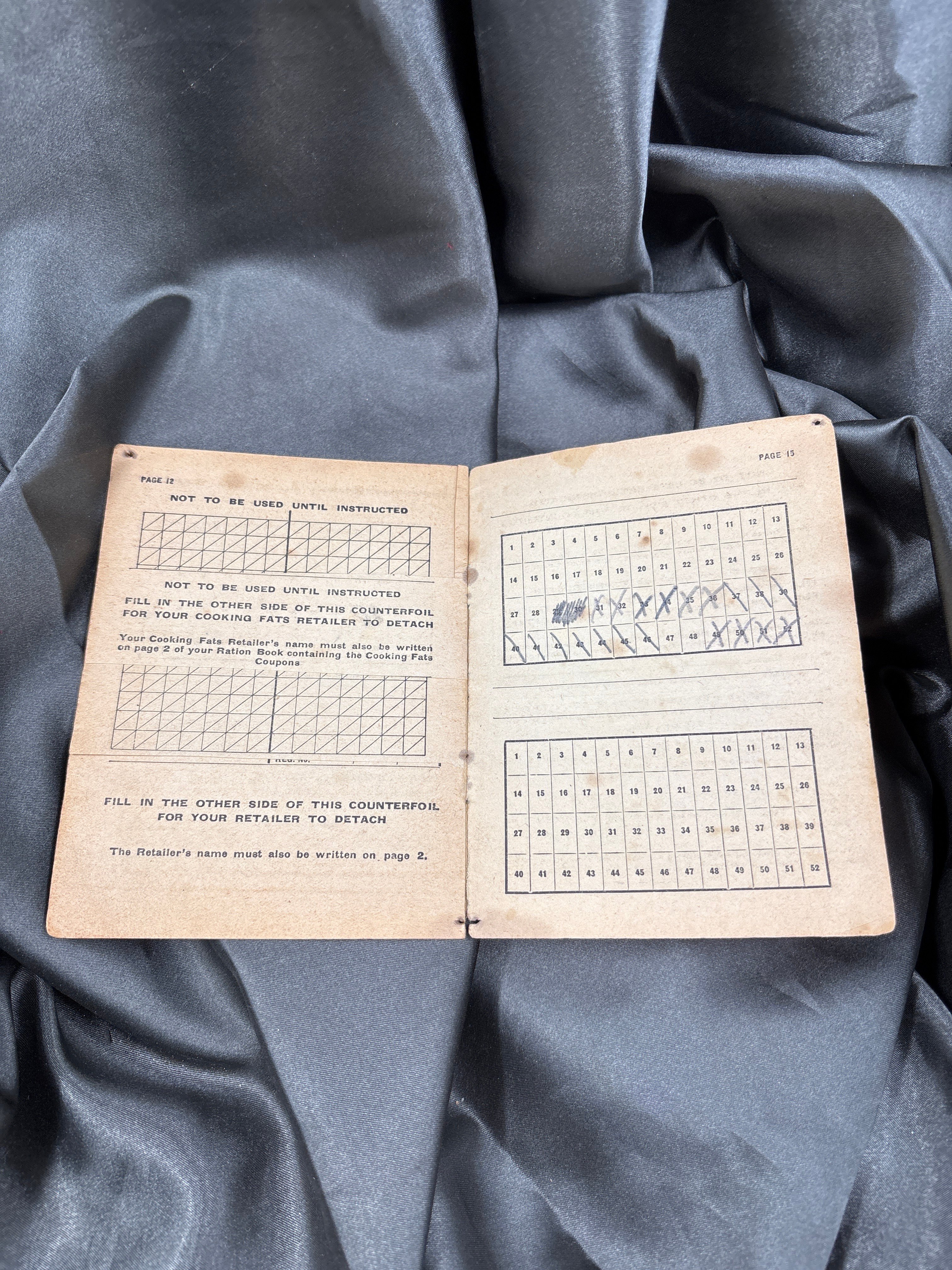 WWII BRITISH RATION BOOKLET — image 4