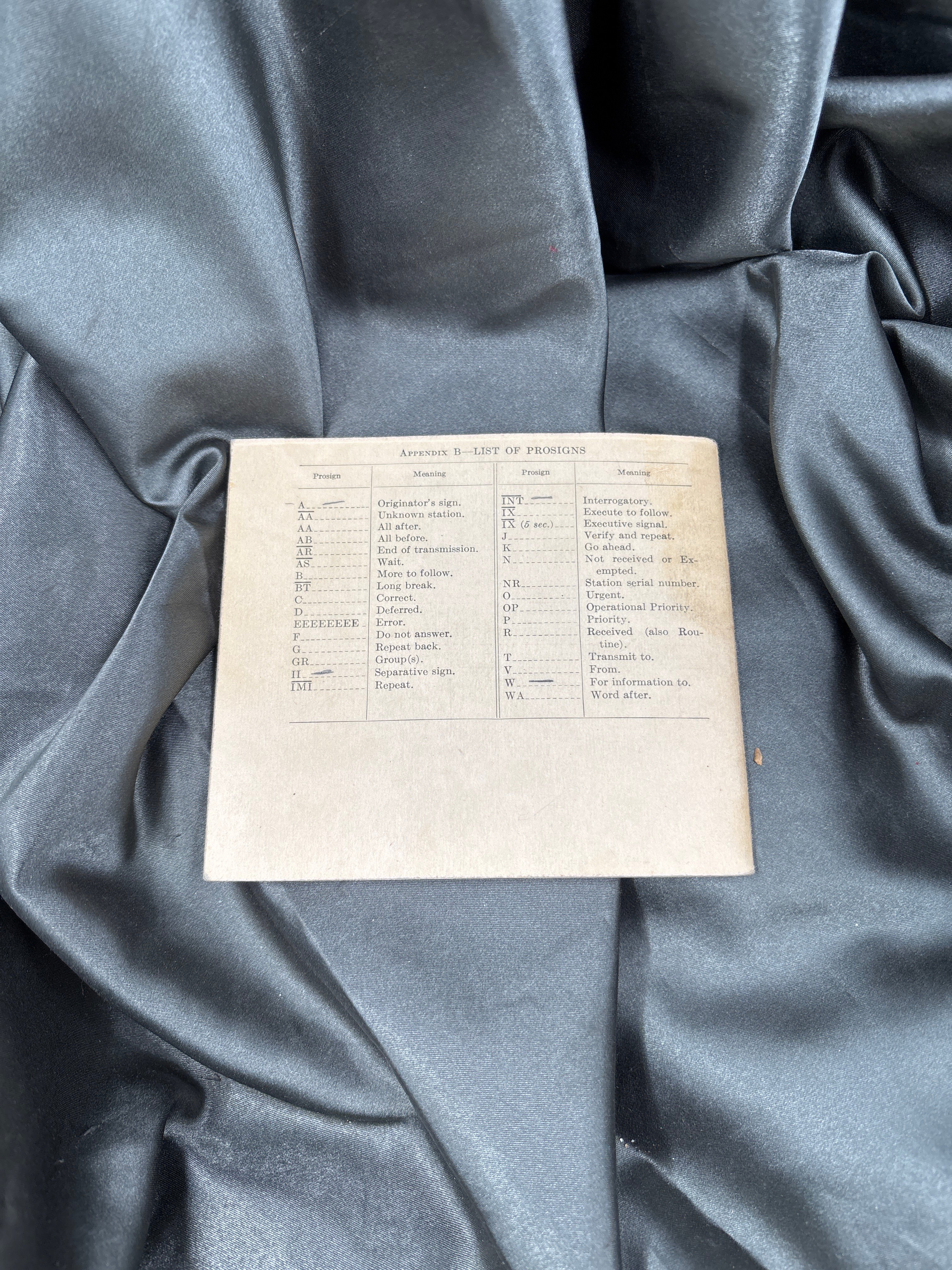 WWII ARMY SIGNAL CORPS COMBINED OPERATING SIGNALS MANUAL — image 5