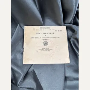 WWII ARMY SIGNAL CORPS COMBINED OPERATING SIGNALS MANUAL