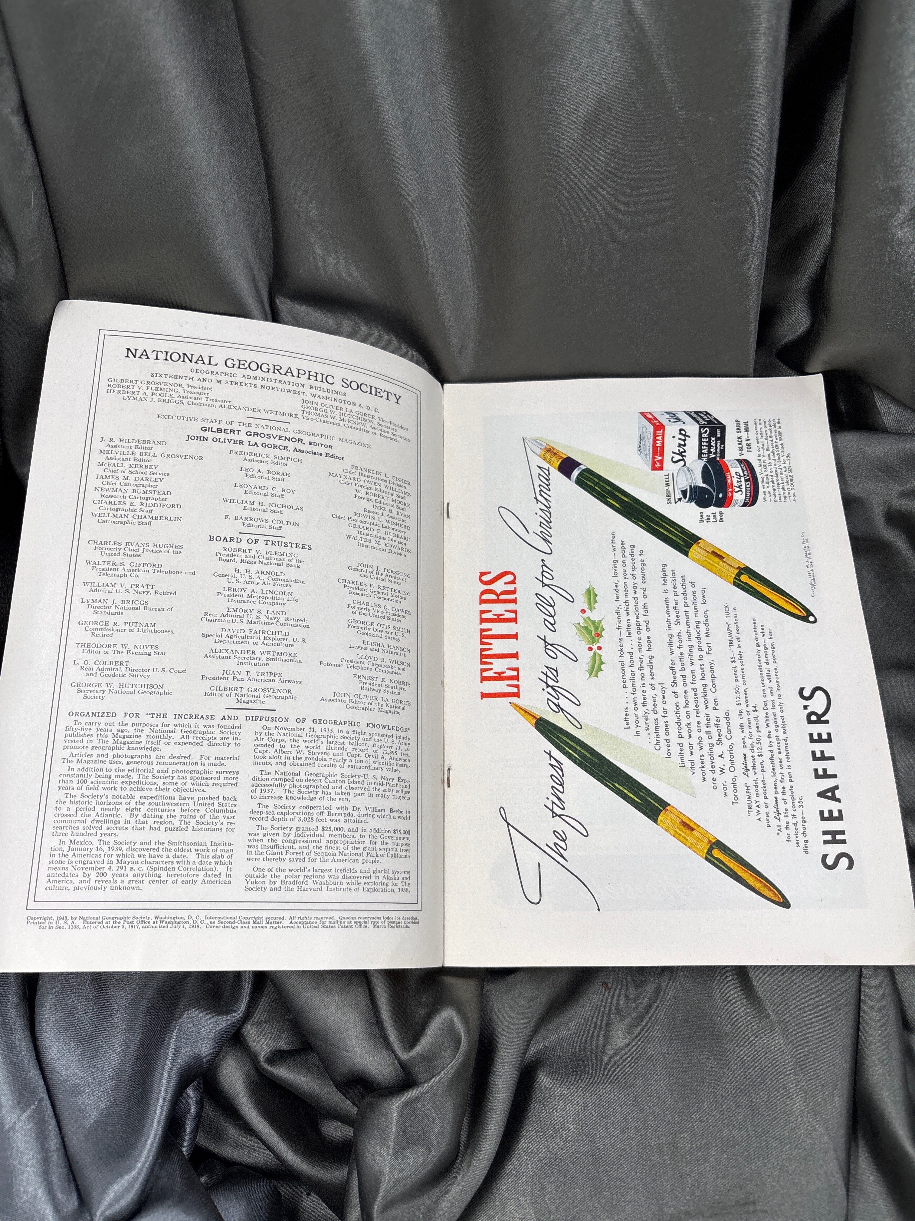 WWII US NATIONAL GEOGRAPHIC MAGAZINE — image 2