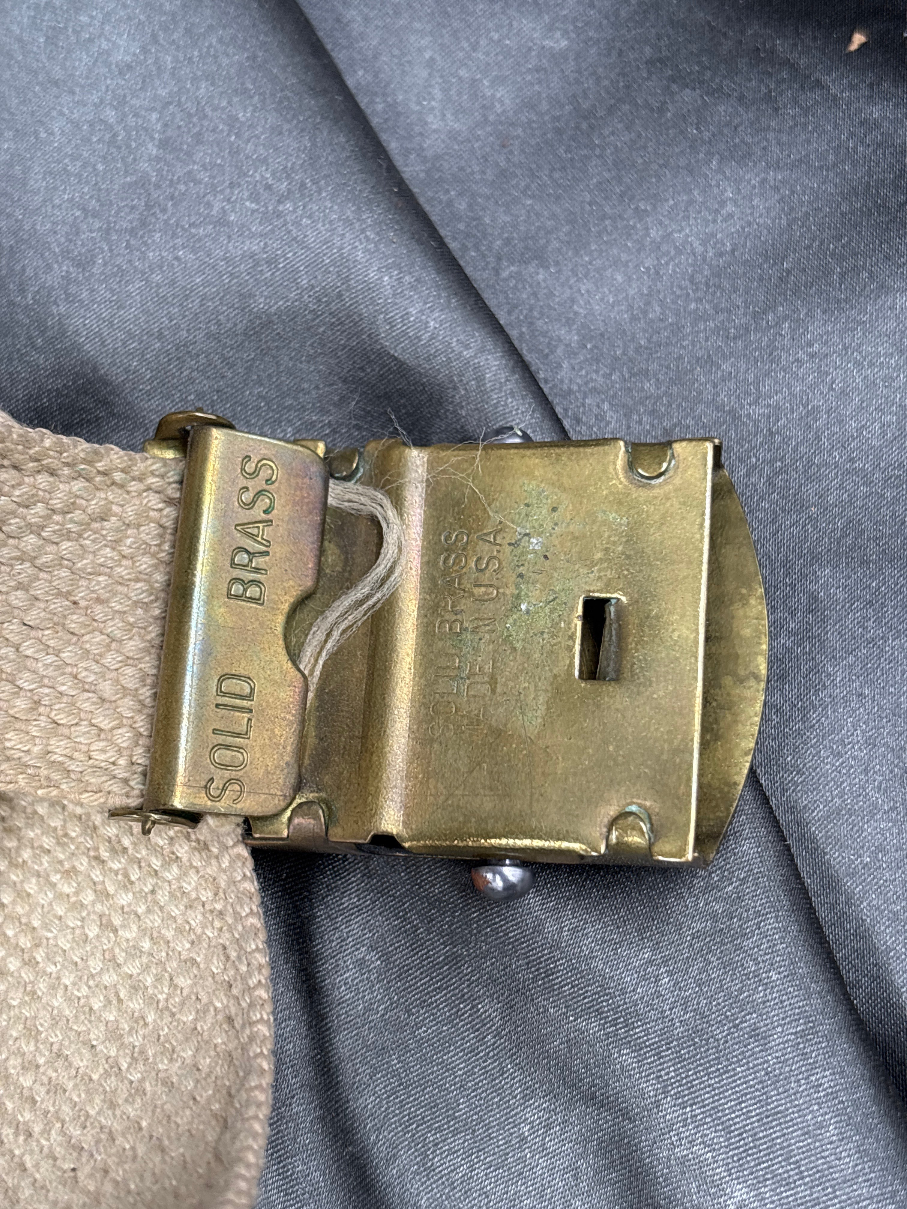 WWII USMC CANVAS BELT — image 4