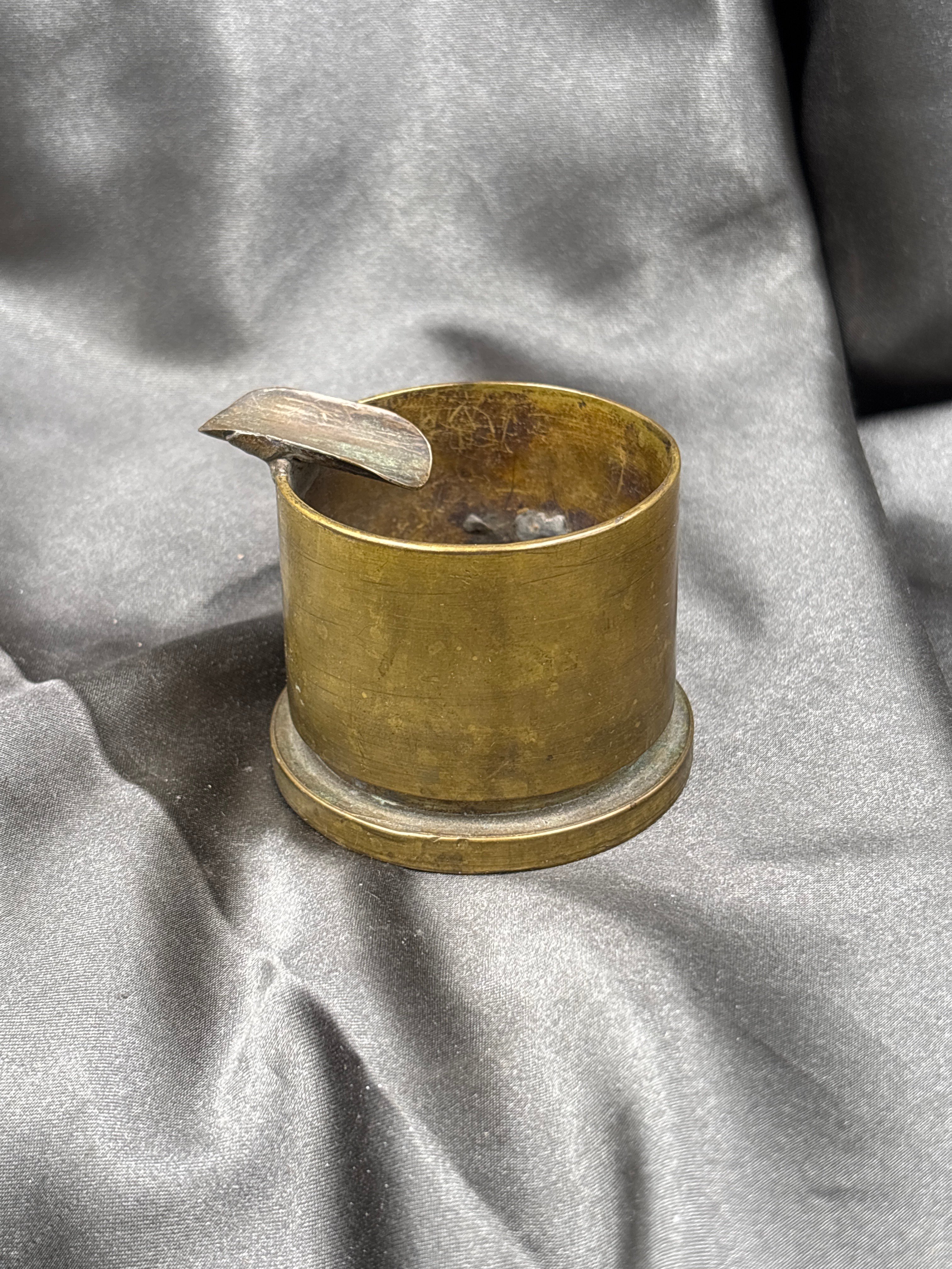 U.S. Navy Electricians Mate Trench Art Ash Tray — image 3