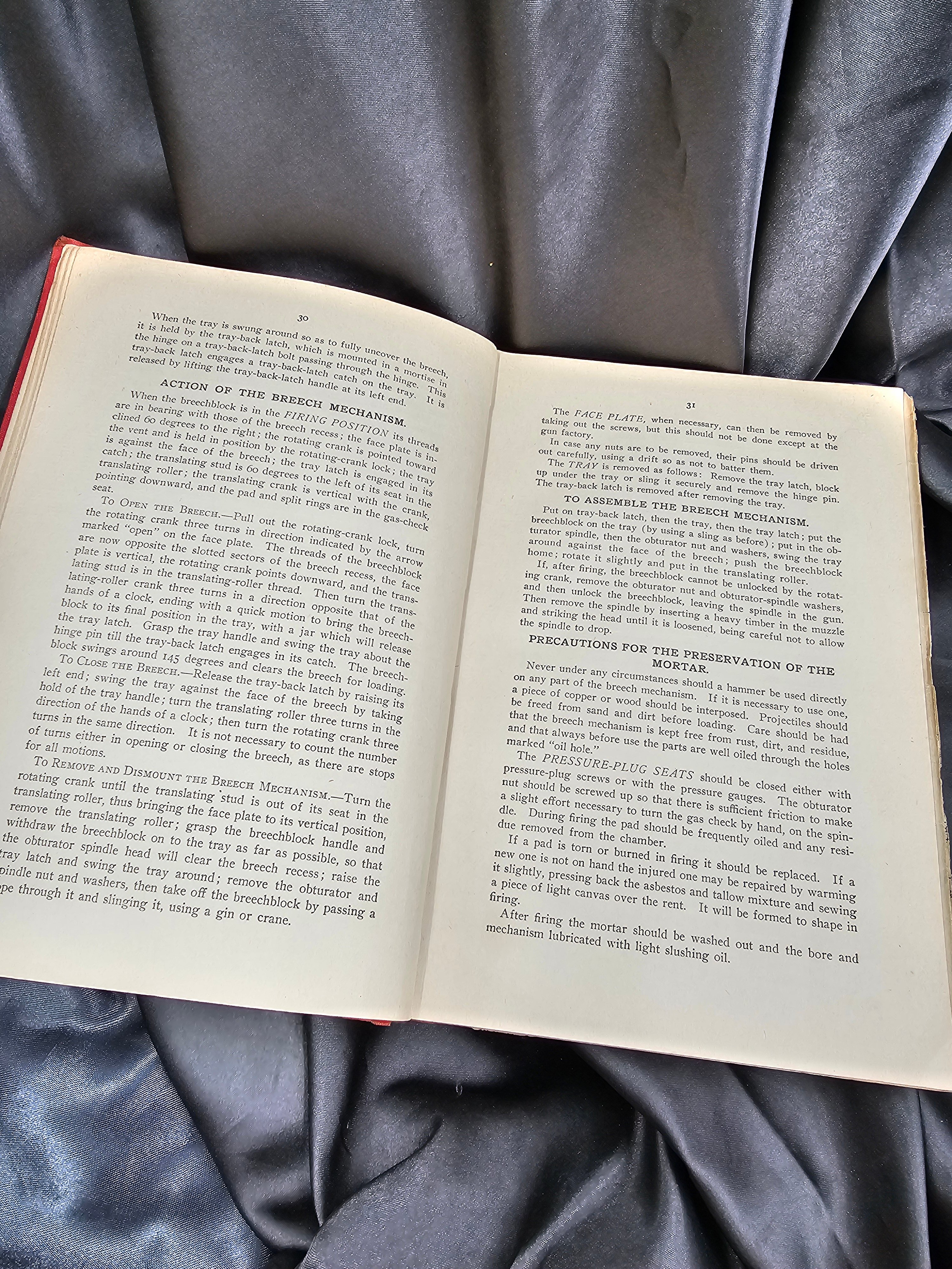 1908 COAST ARTILLERY MANUAL FOR MORTARS — image 6