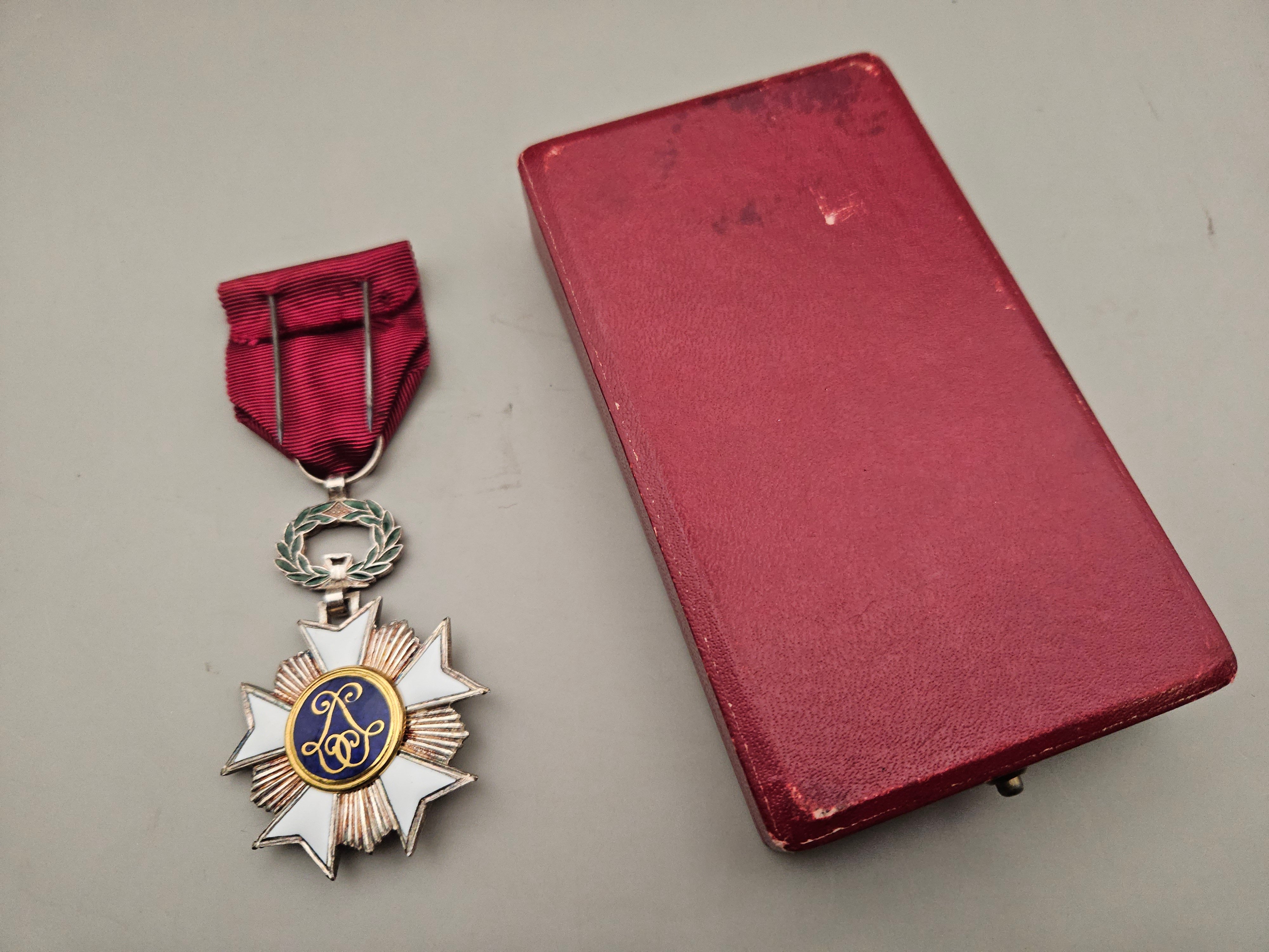 Belgium Medal Order of the Crown Knight's Star with Swords — image 2