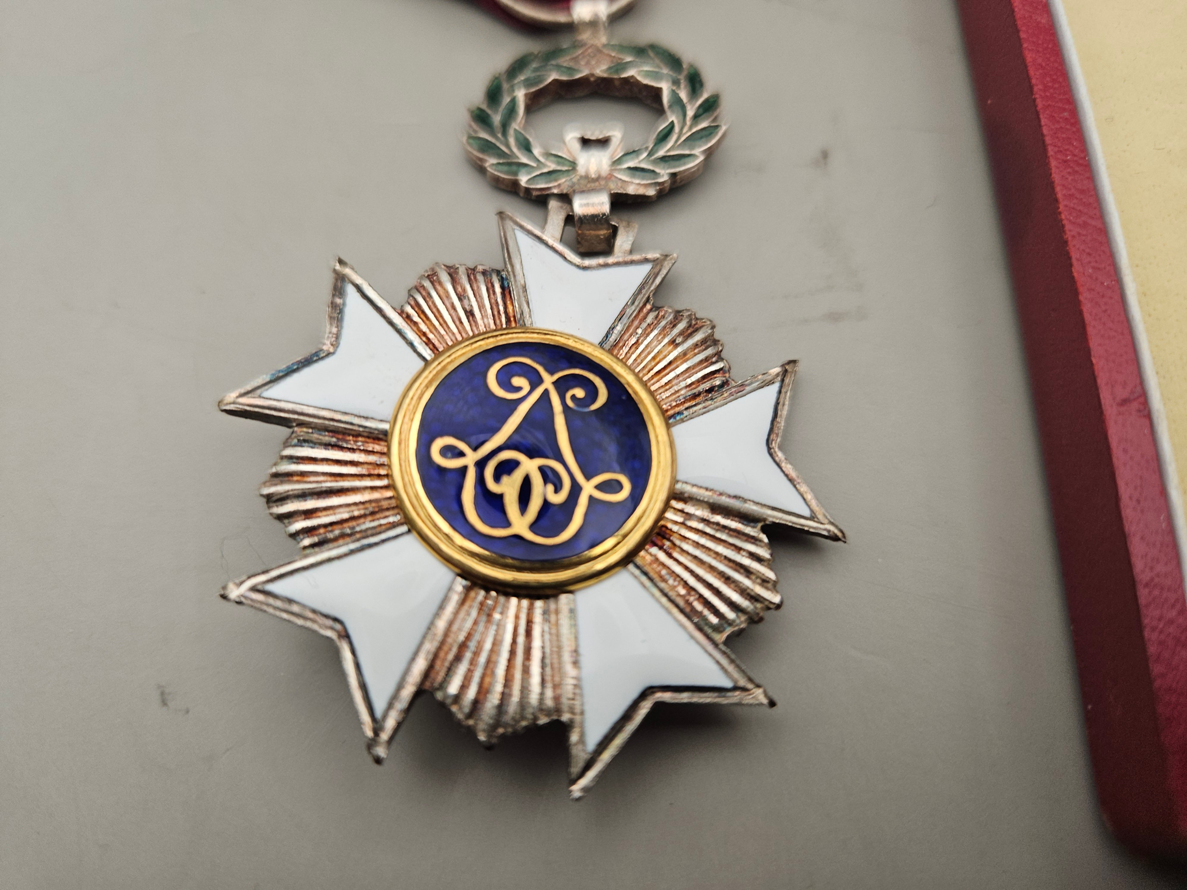 Belgium Medal Order of the Crown Knight's Star with Swords — image 5