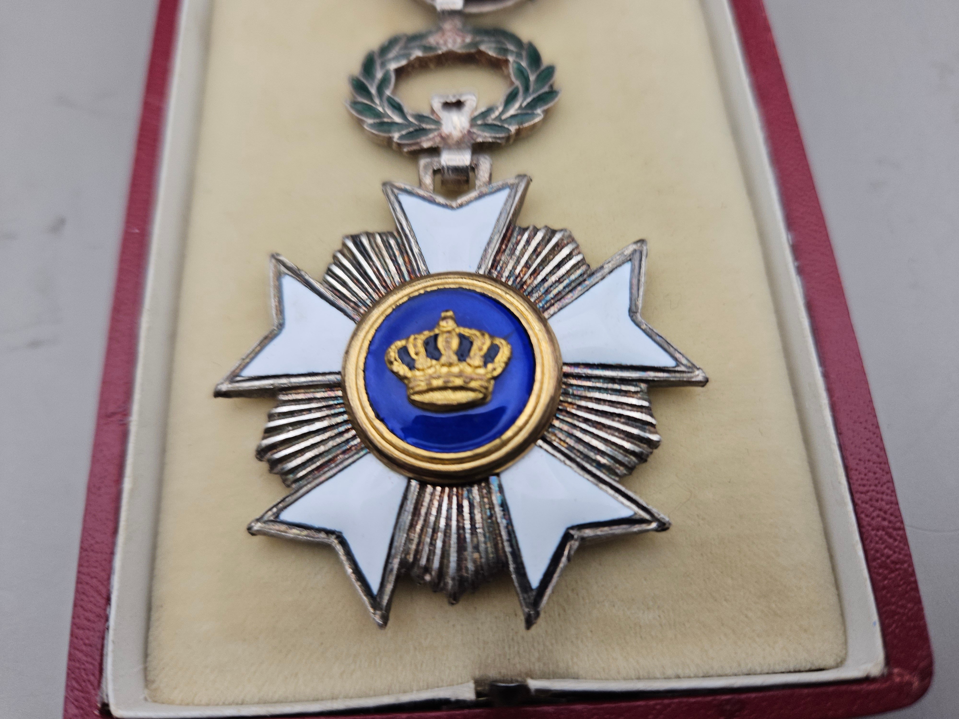 Belgium Medal Order of the Crown Knight's Star with Swords — image 6