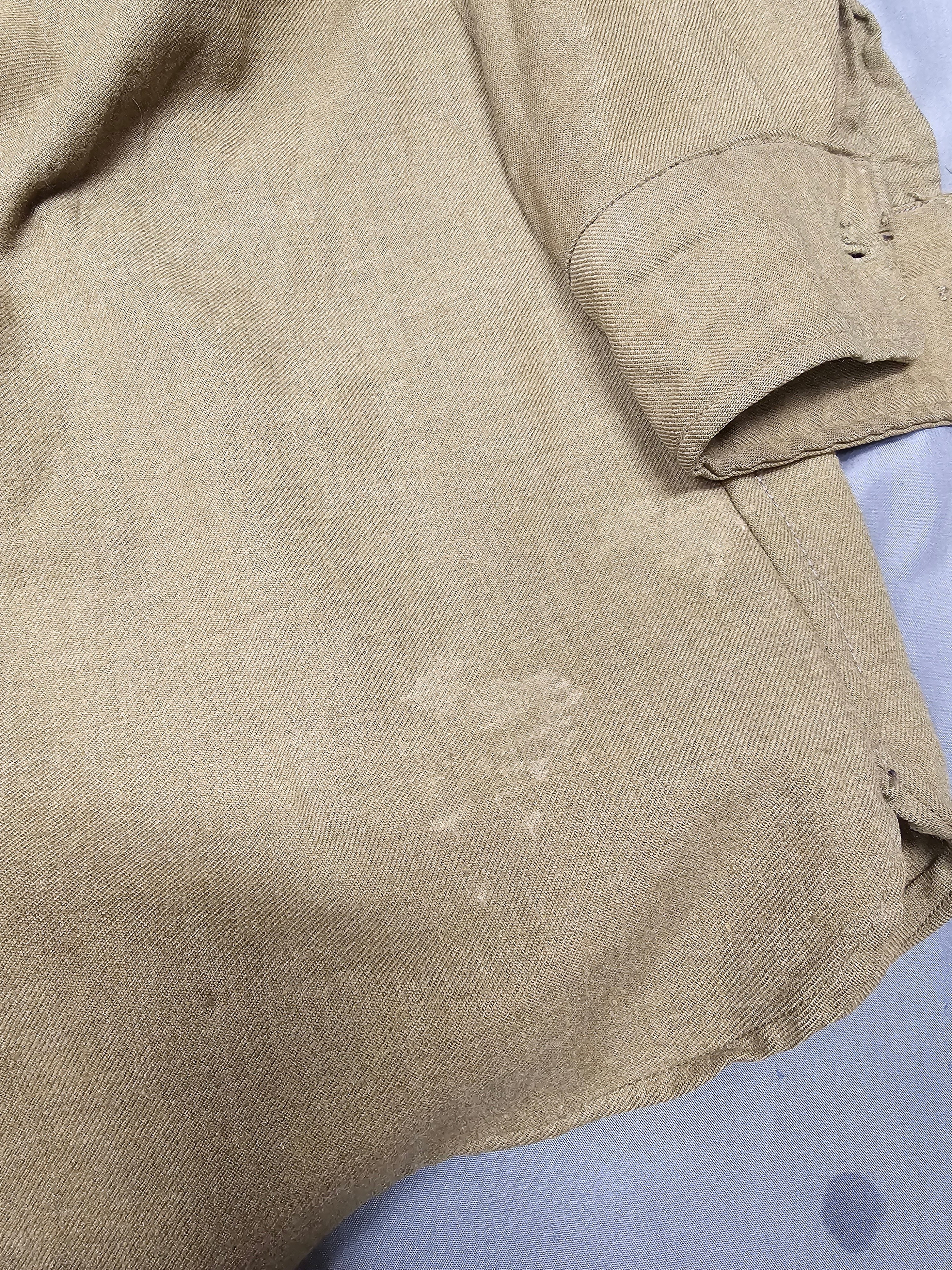 WWII US ENLISTED SIGNAL CORPS IKE, SHIRT AND TIE SIZE 34S — image 10