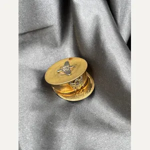 WWII SWEETHEART AAF VISOR CAP BROOCH