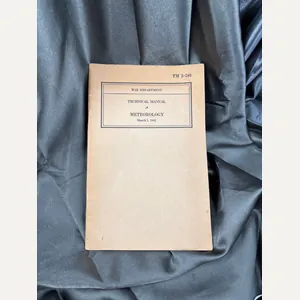 WWII METEOROLOGICAL TRAINING MANUAL