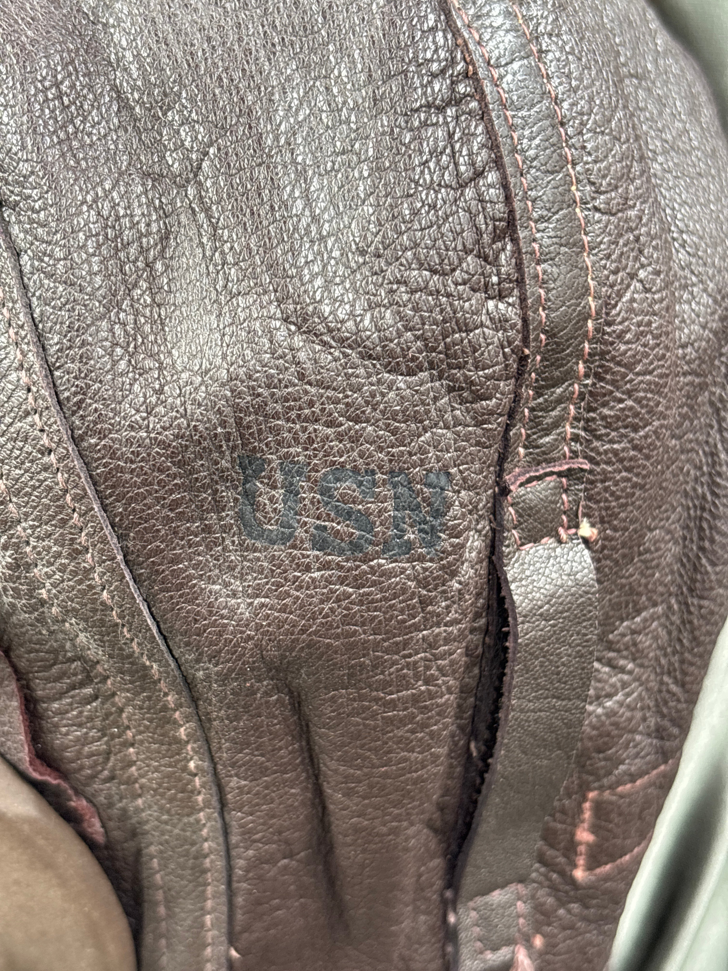 WWII/KOREAN WAR ERA US NAVY PILOT FLIGHT HELMET — image 4