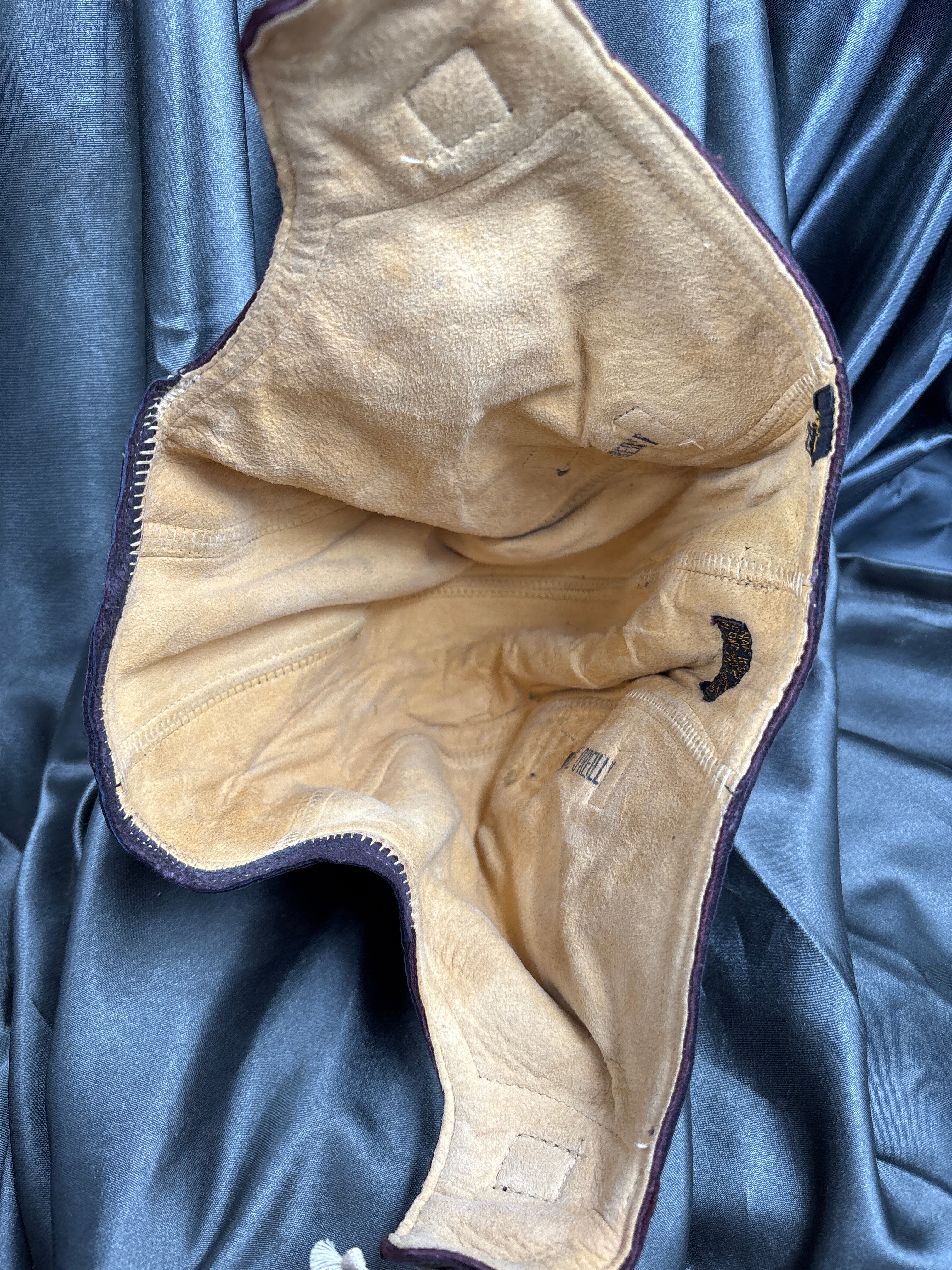 WWII/KOREAN WAR ERA US NAVY PILOT FLIGHT HELMET — image 6