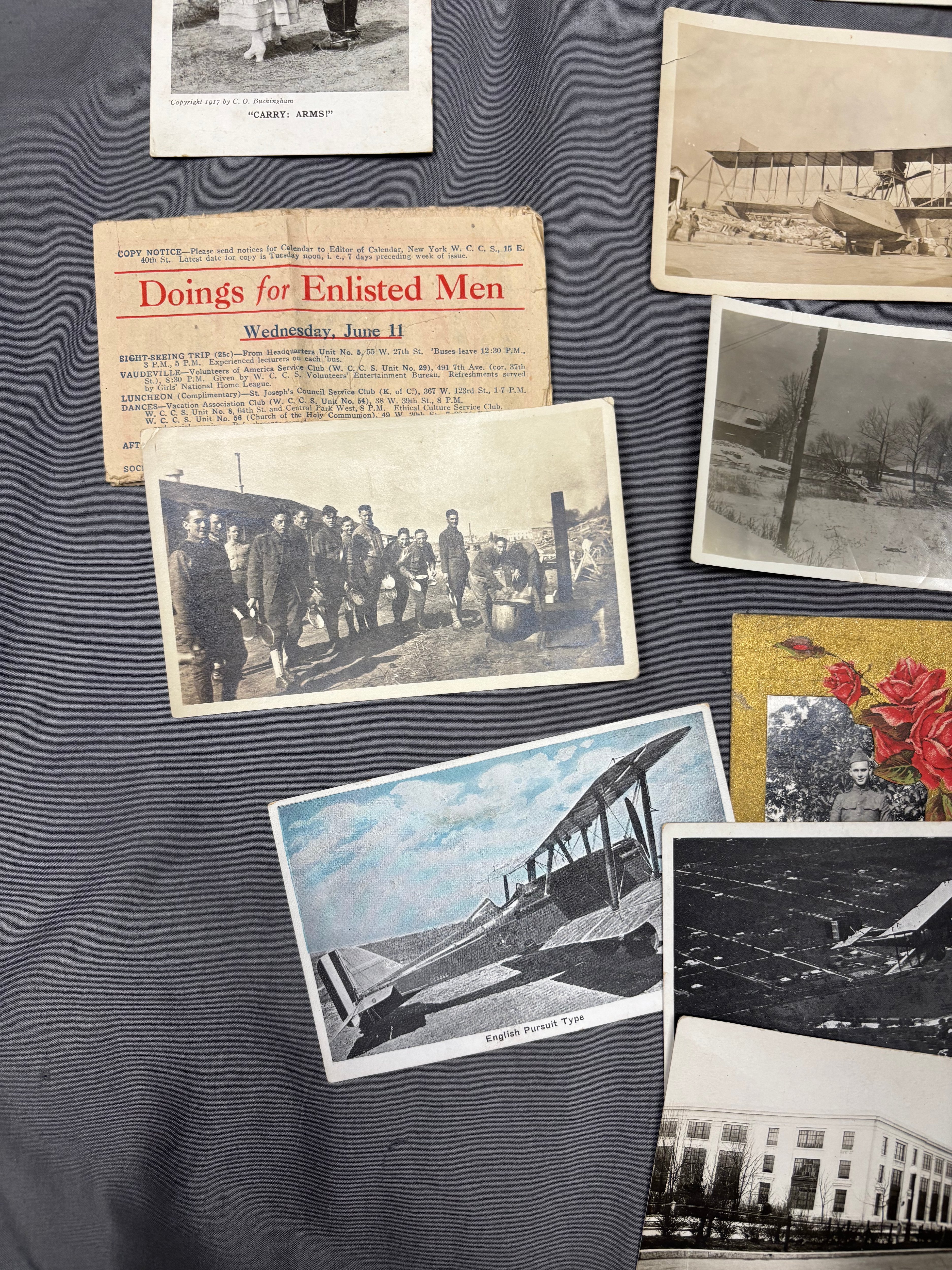 WWI ERA AERODOME AIR CORPS PHOTO GROUPING — image 5