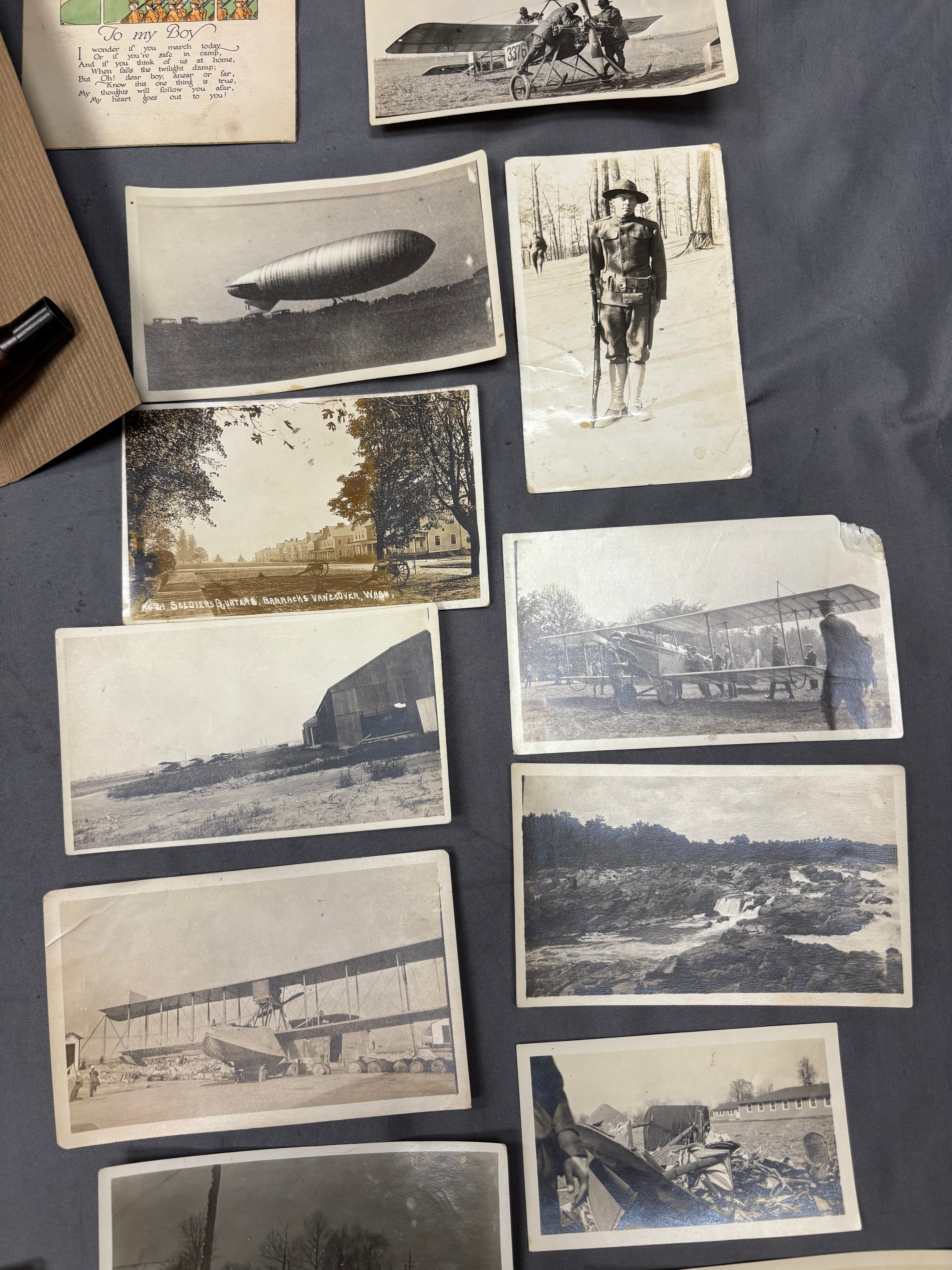 WWI ERA AERODOME AIR CORPS PHOTO GROUPING — image 6