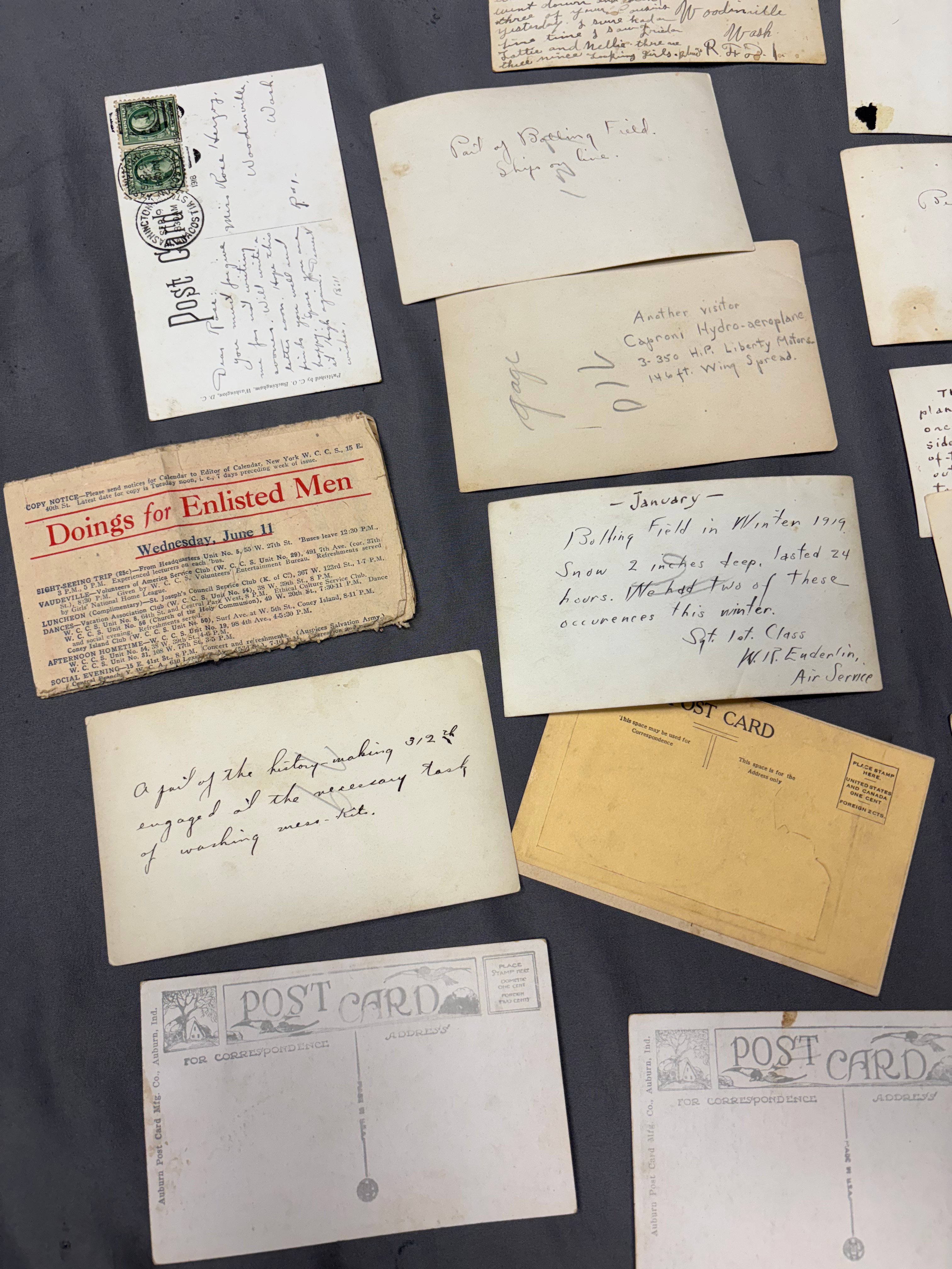 WWI ERA AERODOME AIR CORPS PHOTO GROUPING — image 8