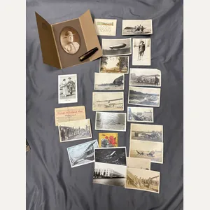 WWI ERA AERODOME AIR CORPS PHOTO GROUPING